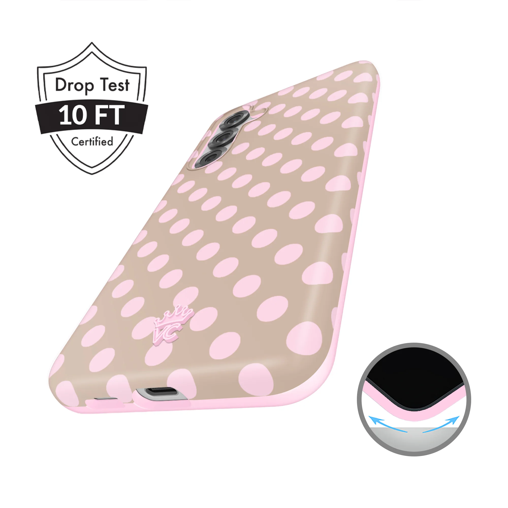 Brown Sugar Polka Dot Samsung Case - Image 52