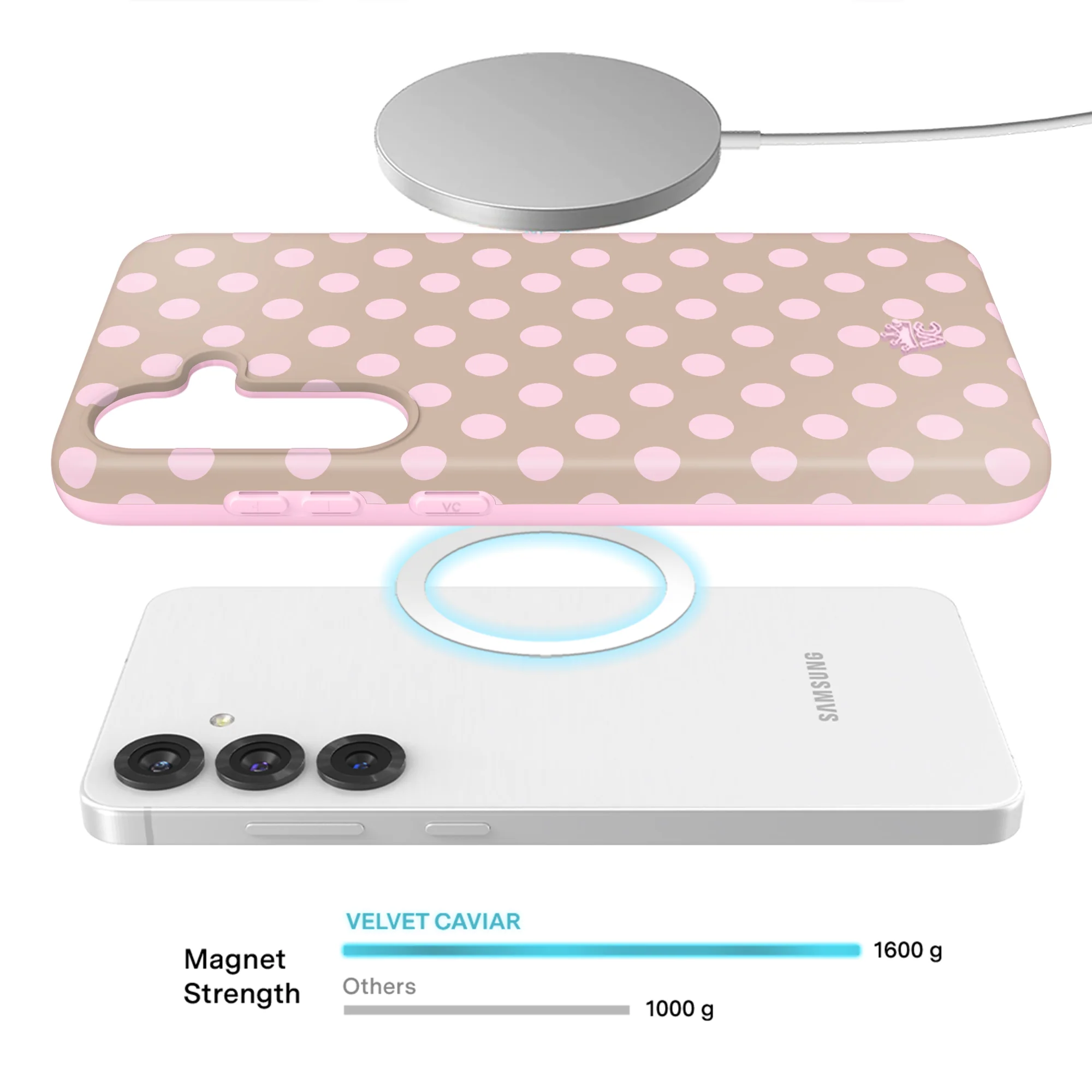 Brown Sugar Polka Dot Samsung Case - Image 54