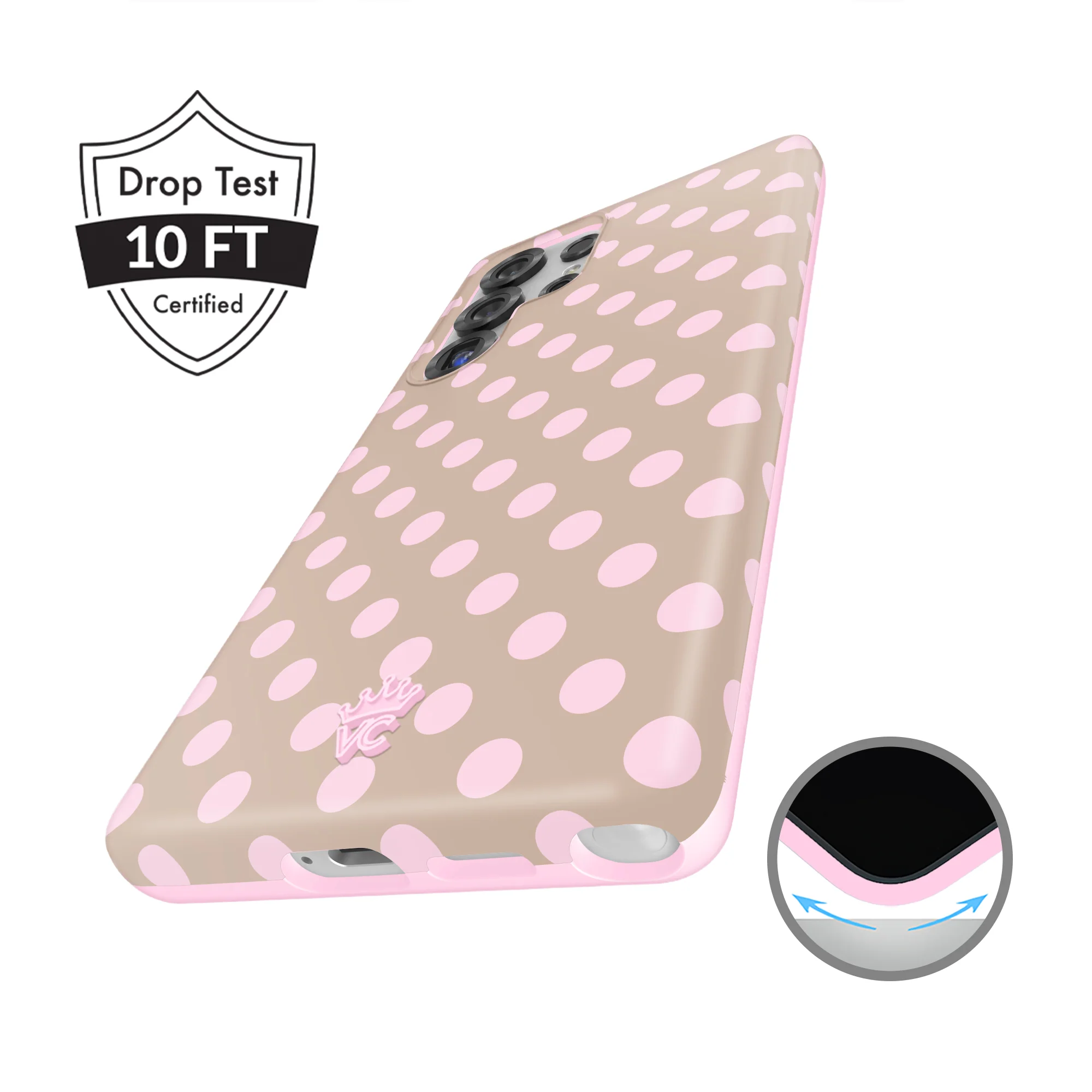 Brown Sugar Polka Dot Samsung Case - Image 57