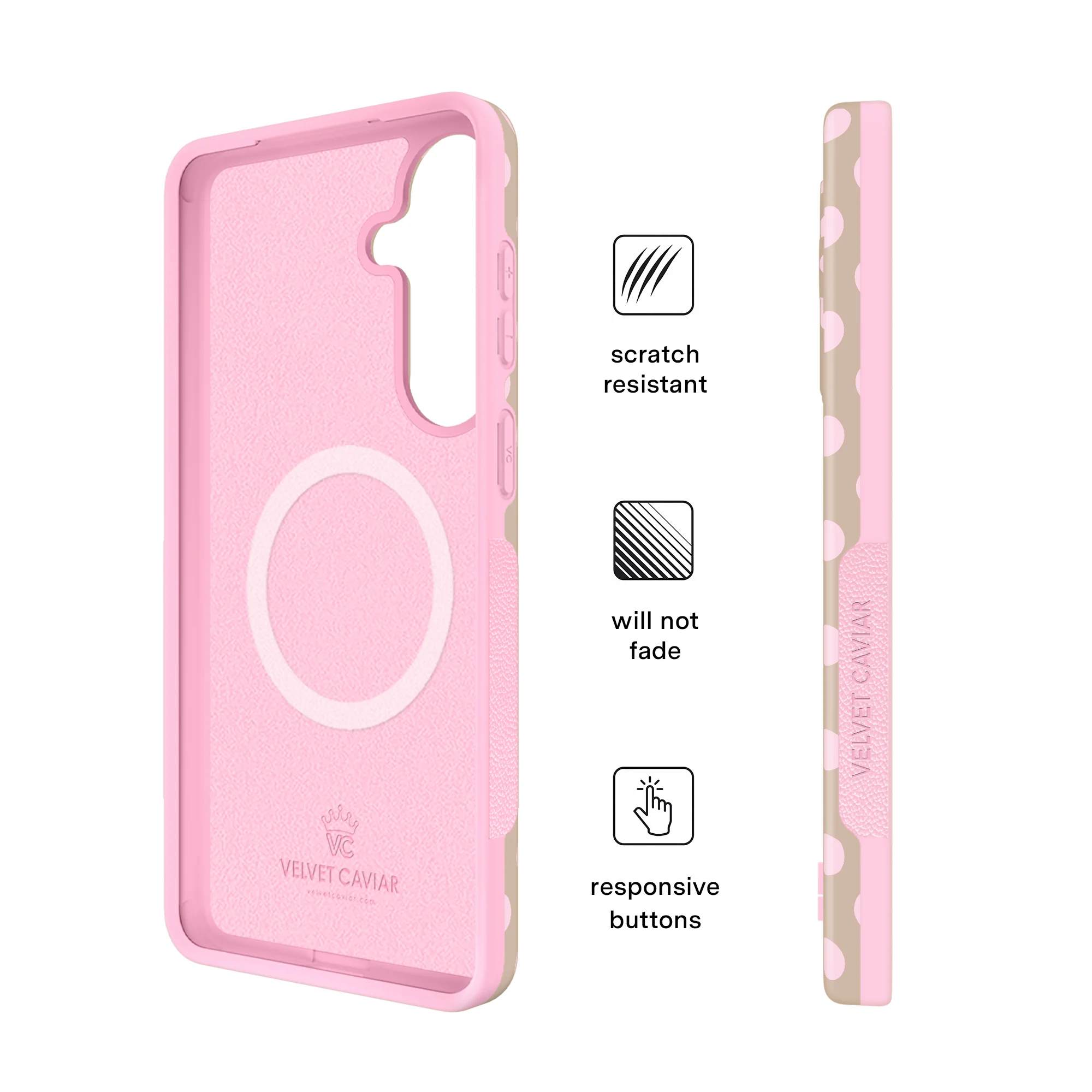 Brown Sugar Polka Dot Samsung Case - Image 65