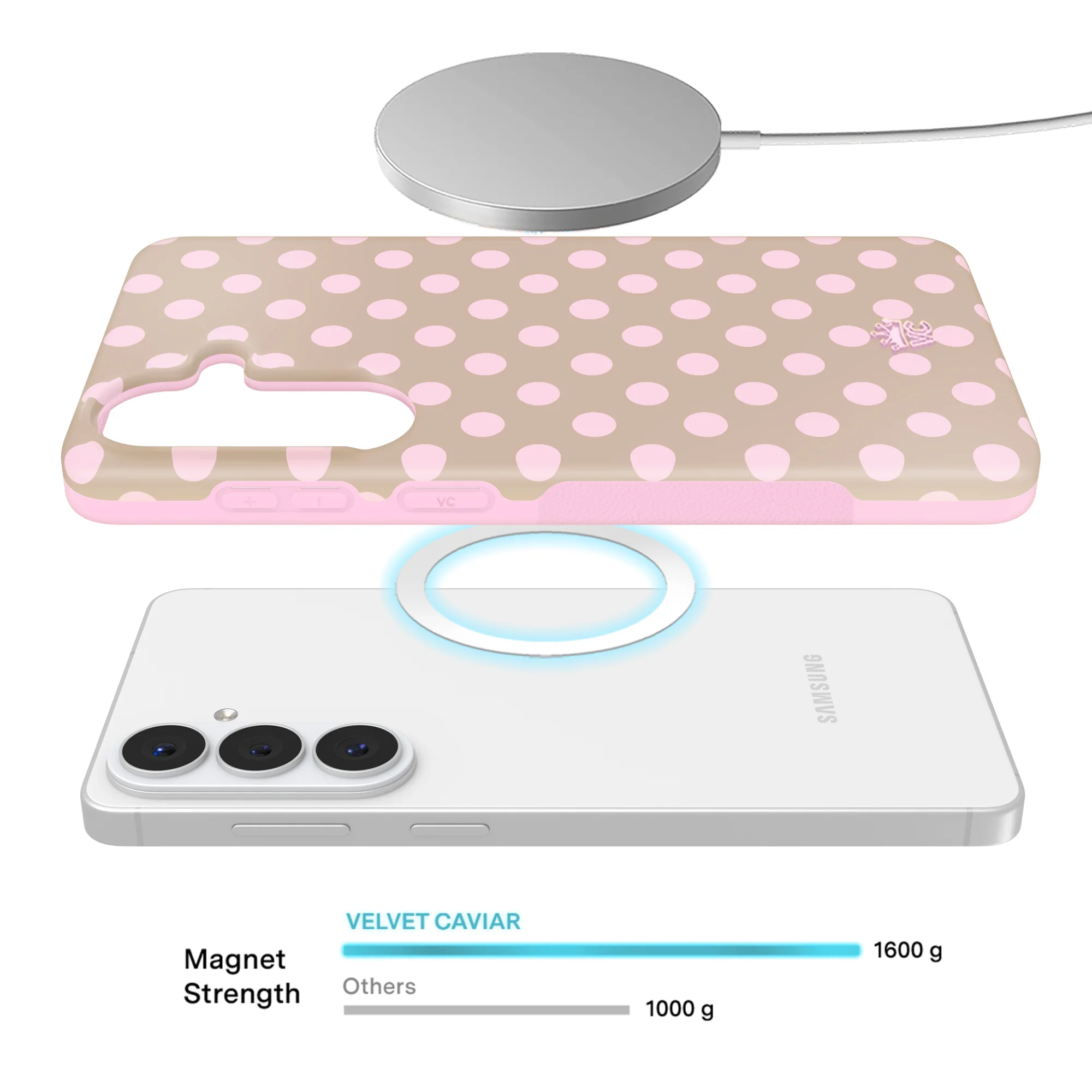 Brown Sugar Polka Dot Samsung Case - Image 69