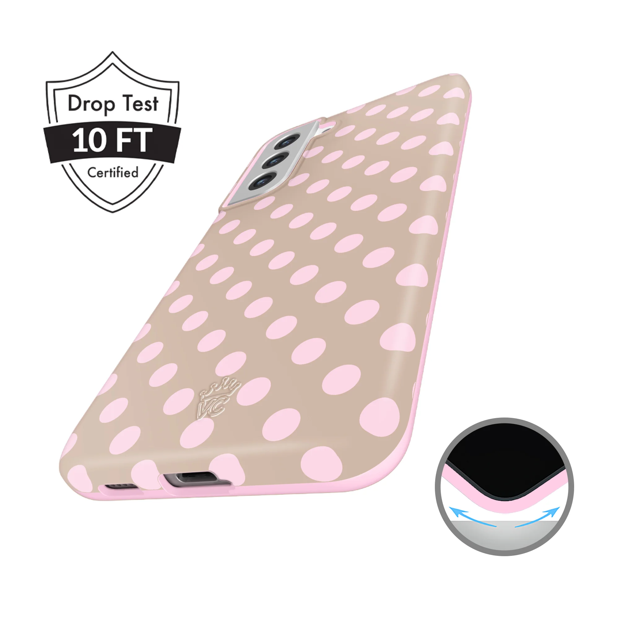 Brown Sugar Polka Dot Samsung Case - Image 7