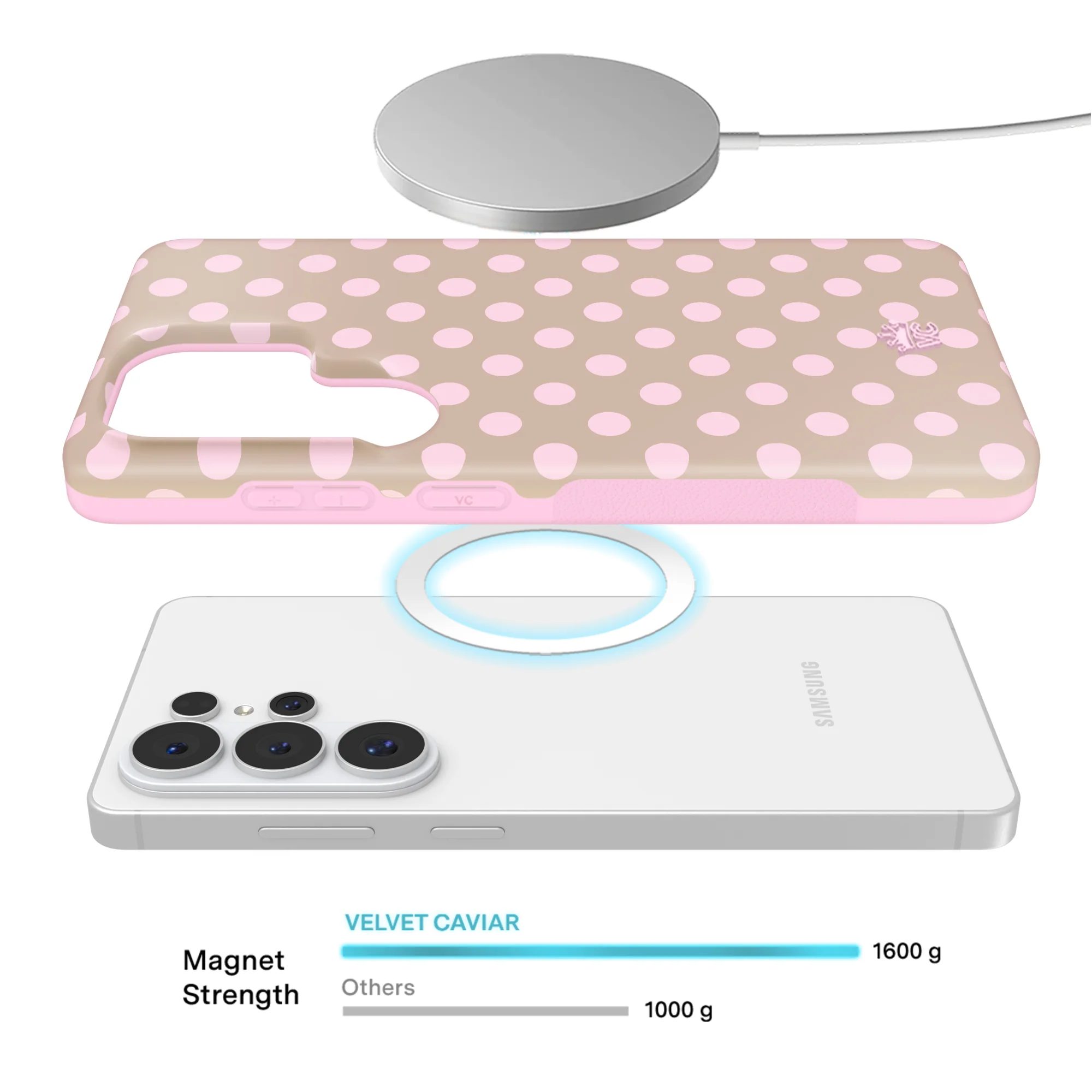 Brown Sugar Polka Dot Samsung Case - Image 74