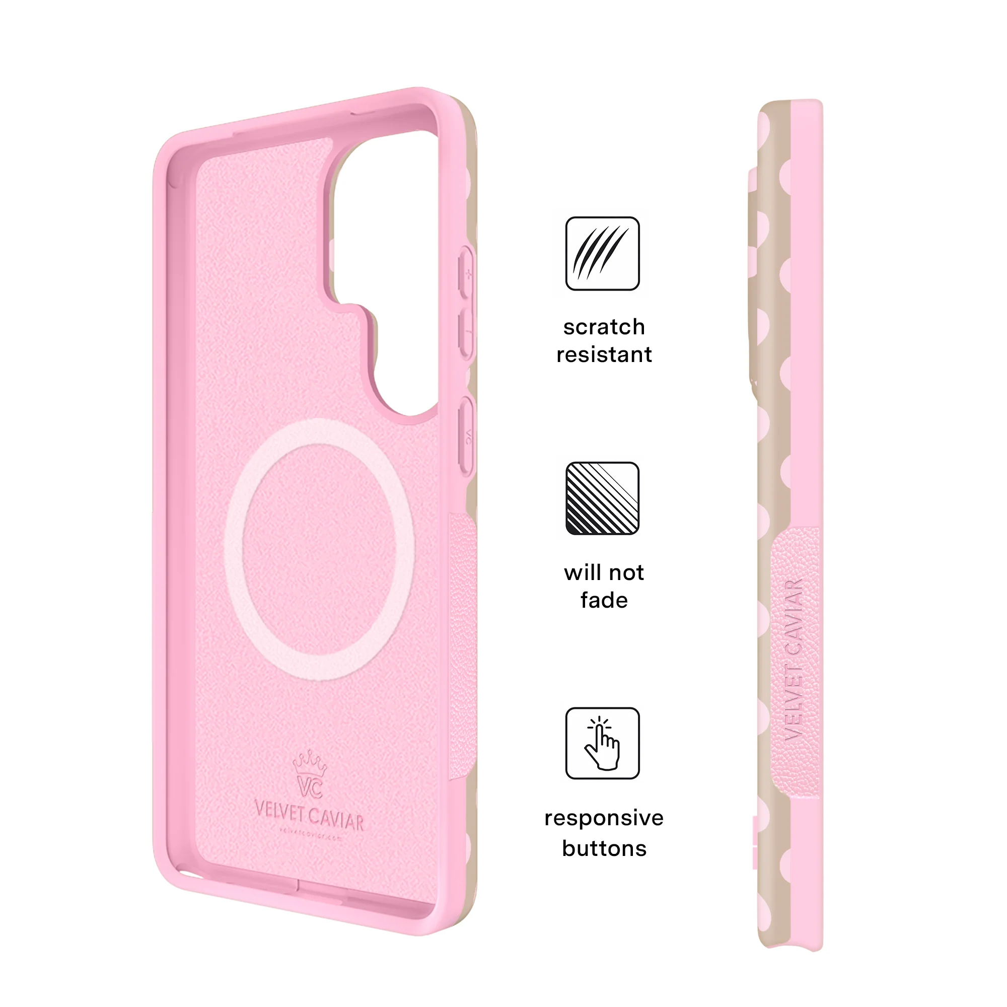 Brown Sugar Polka Dot Samsung Case - Image 75