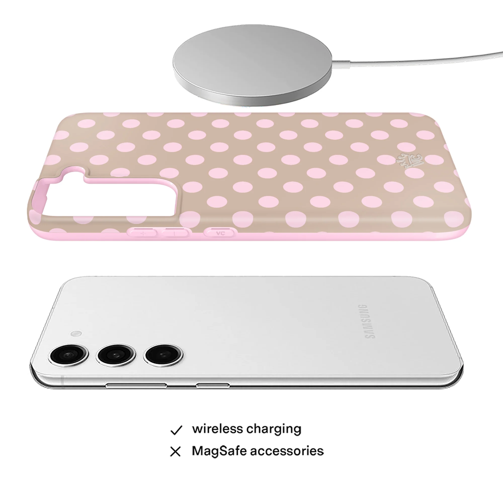 Brown Sugar Polka Dot Samsung Case - Image 9