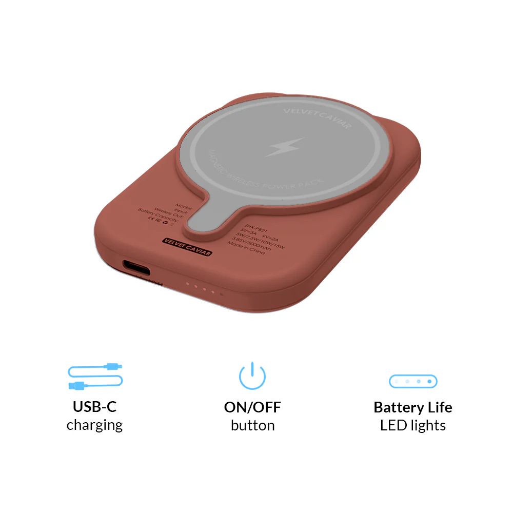 Cozy Chai Sweater MagSafe Battery Power Pack - Image 6
