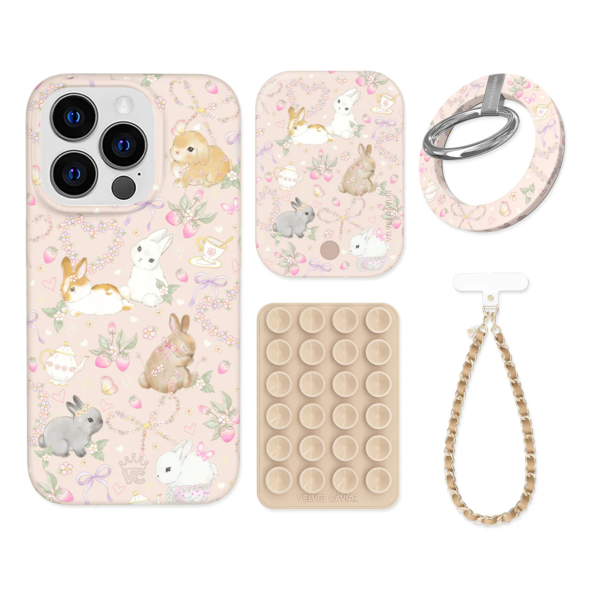 Bunnies & Bows iPhone Bundle Set - Grip - Image 14
