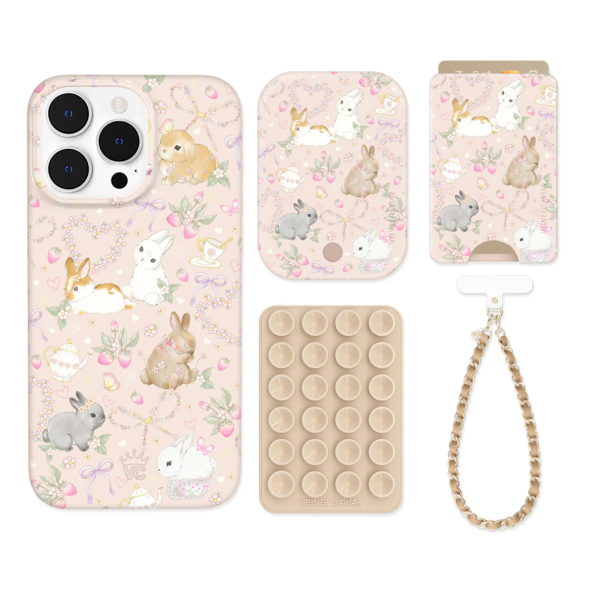 Bunnies & Bows iPhone Bundle Set - Wallet - Image 10