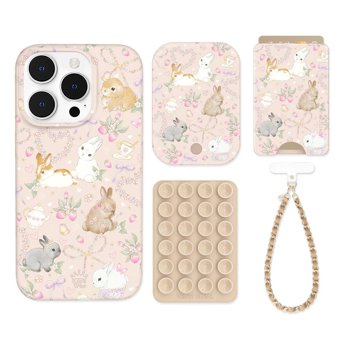 Bunnies & Bows iPhone Bundle Set - Wallet - Image 11