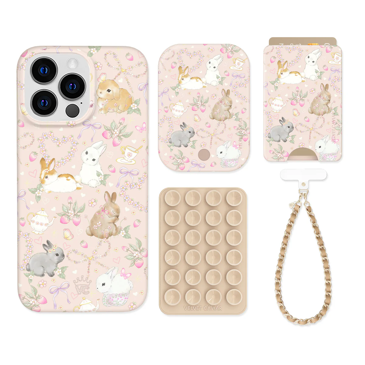 Bunnies & Bows iPhone Bundle Set - Wallet - Image 13
