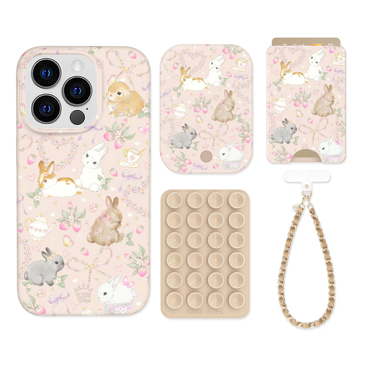 Bunnies & Bows iPhone Bundle Set - Wallet - Image 14