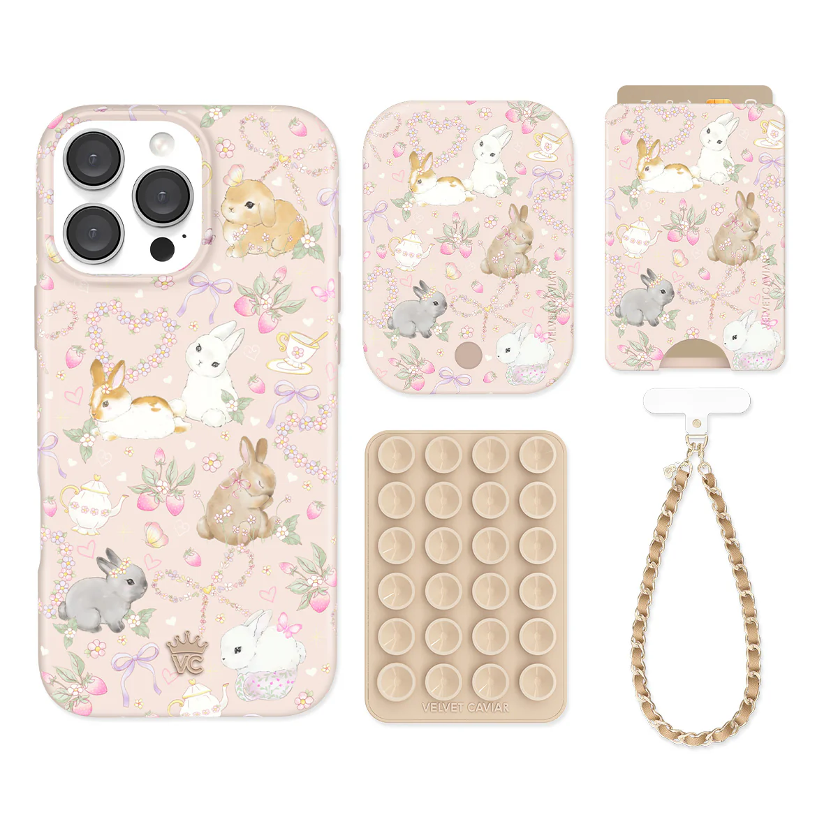 Bunnies & Bows iPhone Bundle Set - Wallet - Image 2