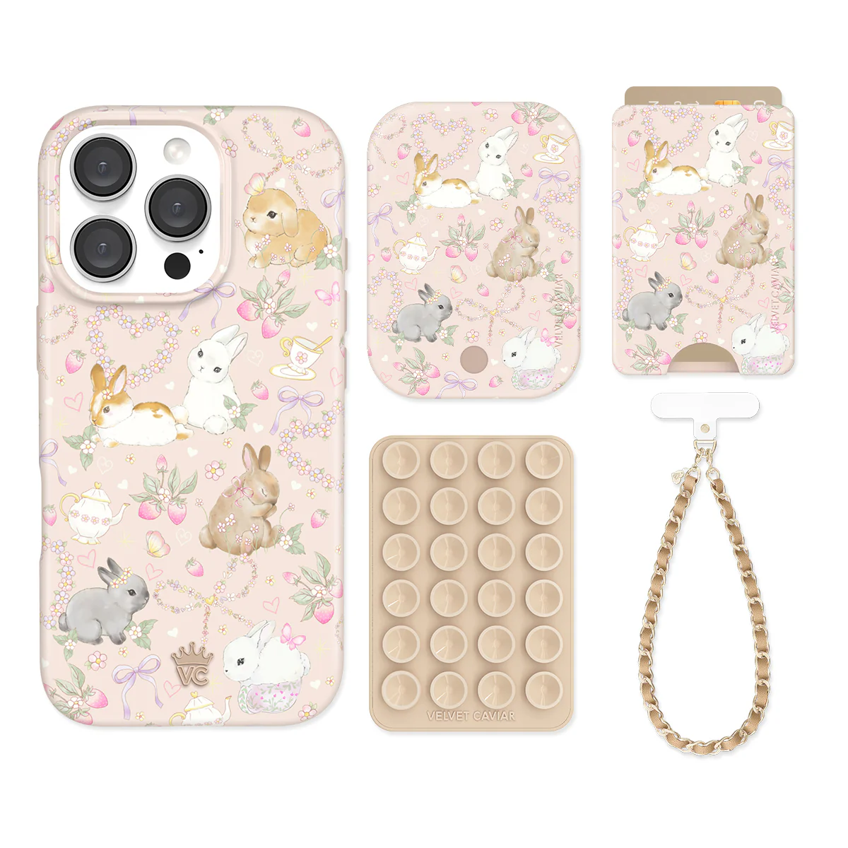 Bunnies & Bows iPhone Bundle Set - Wallet - Image 3