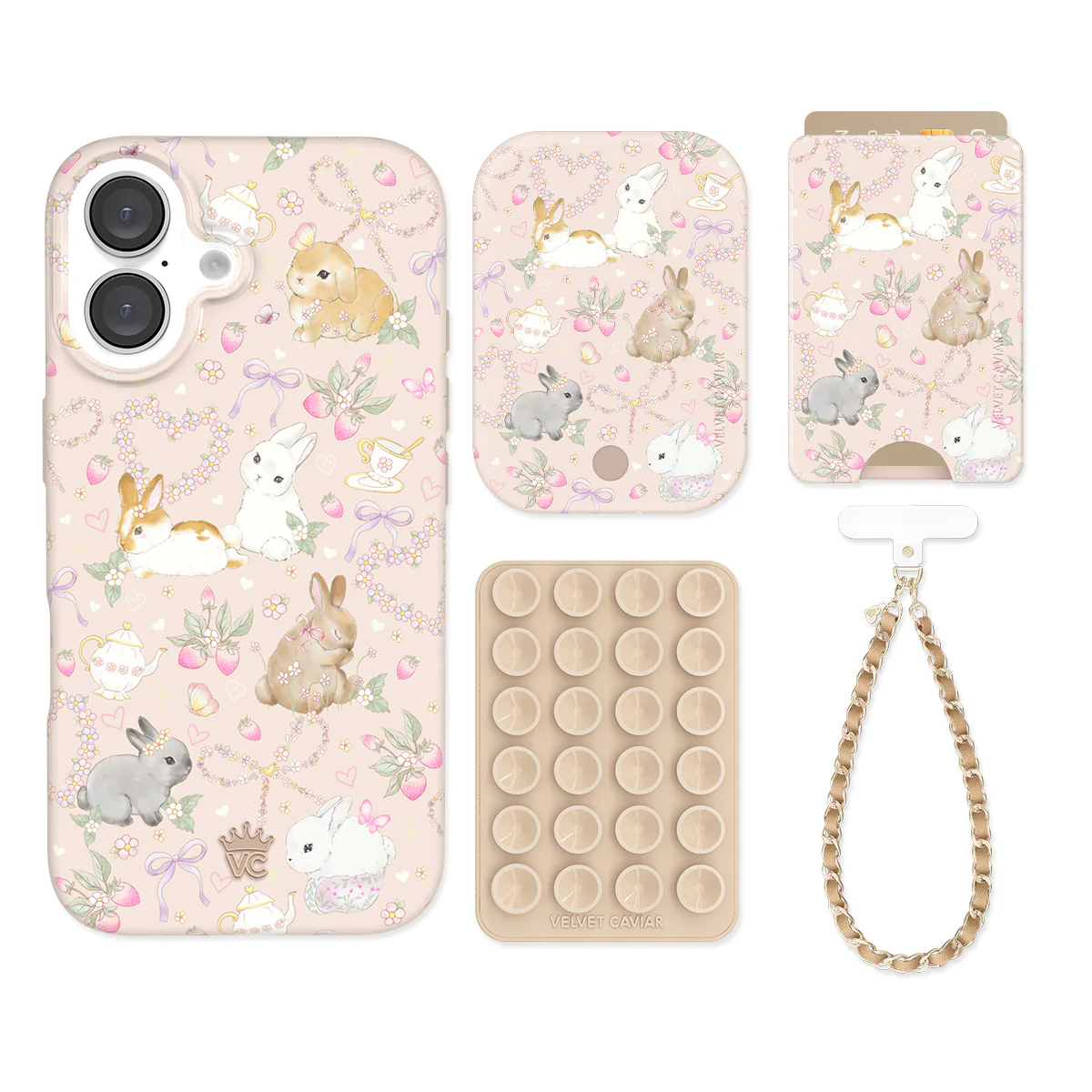 Bunnies & Bows iPhone Bundle Set - Wallet - Image 4