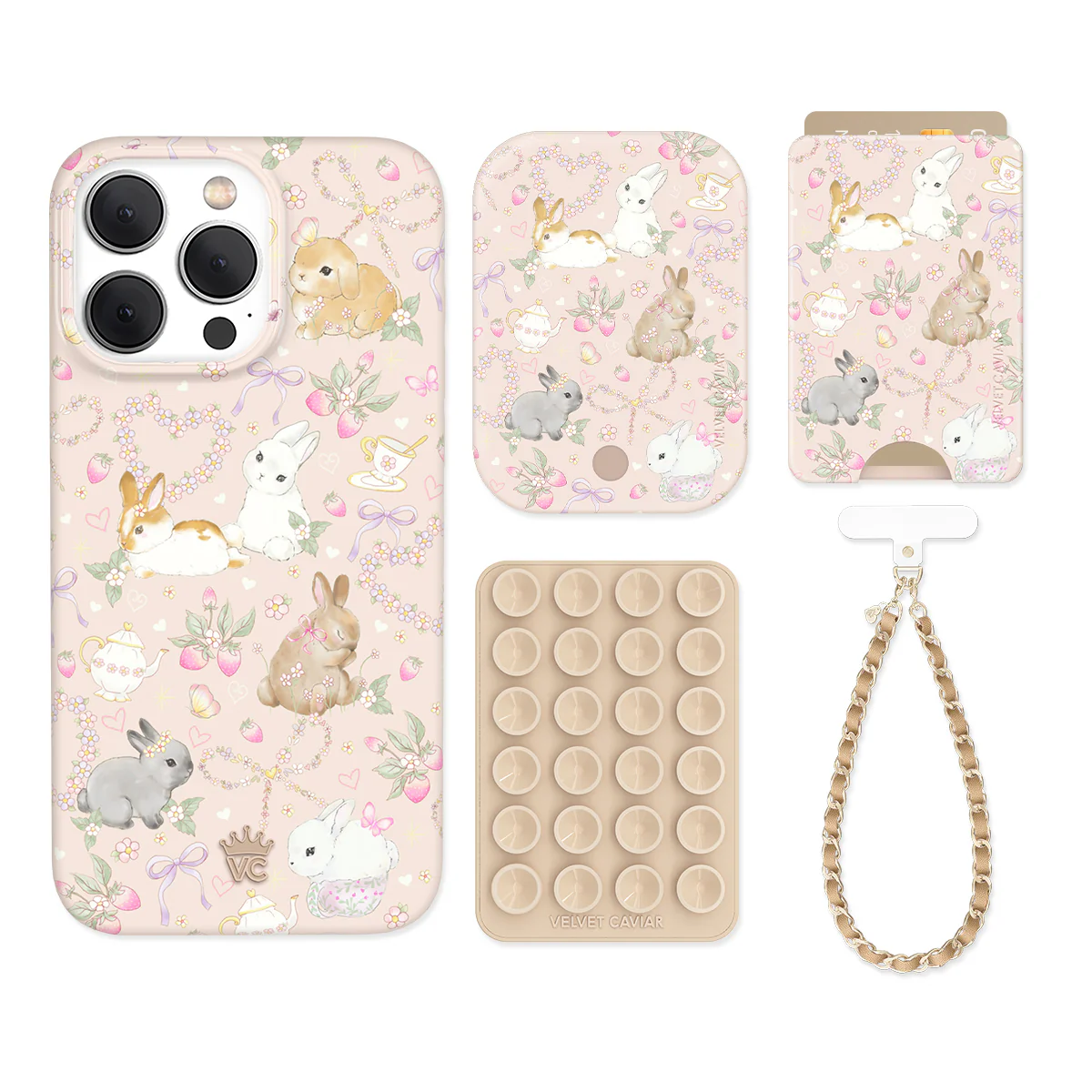 Bunnies & Bows iPhone Bundle Set - Wallet - Image 6