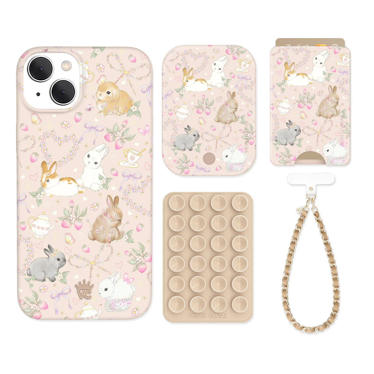 Bunnies & Bows iPhone Bundle Set - Wallet - Image 8