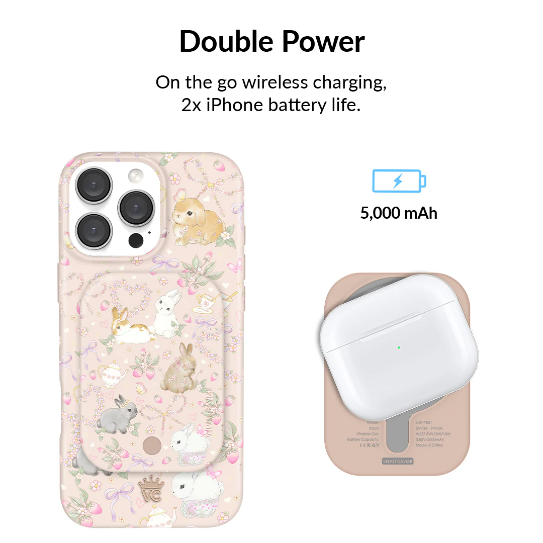 Bunnies & Bows MagSafe Battery Power Pack - Image 3