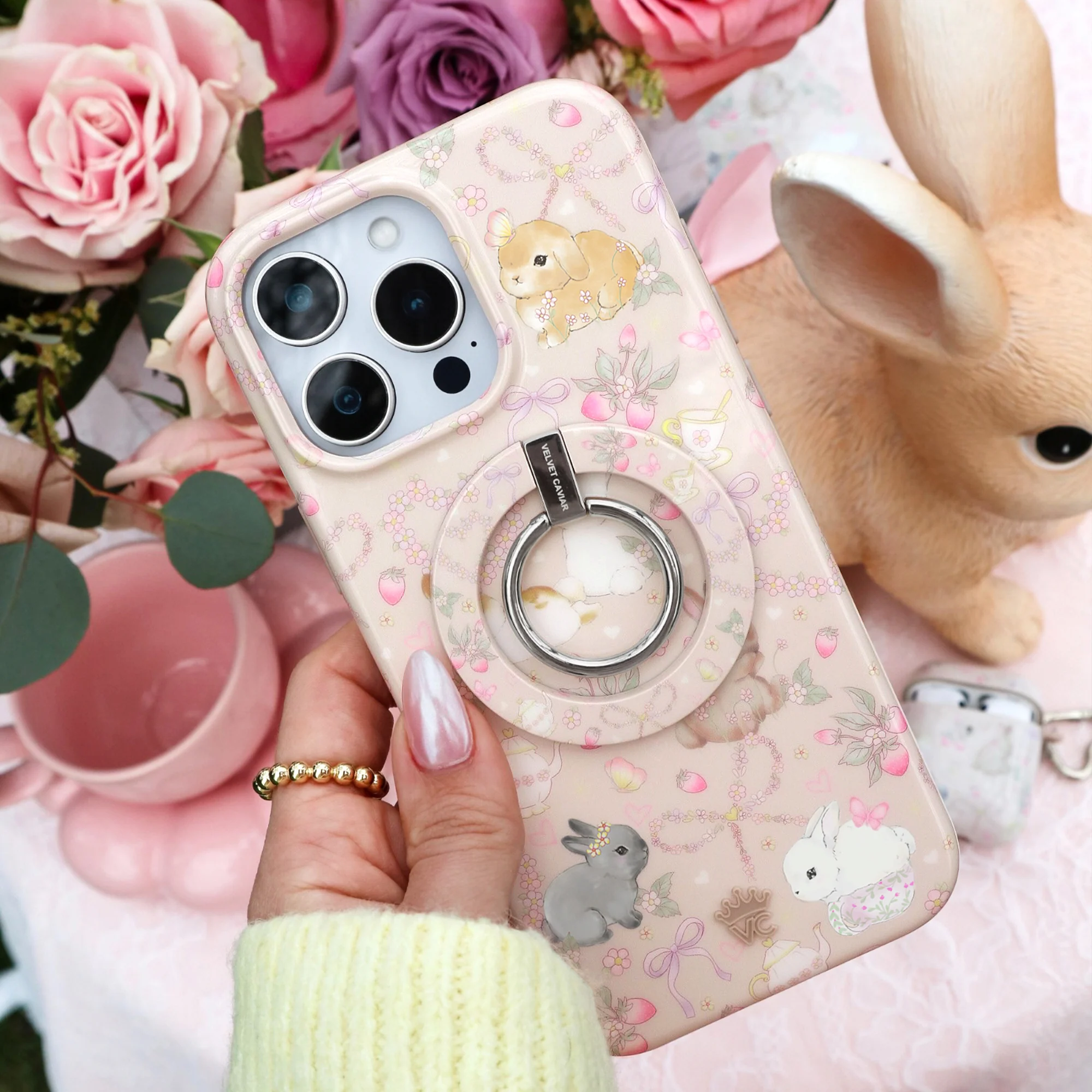 Bunnies & Bows MagSafe Grip Ring - Image 6