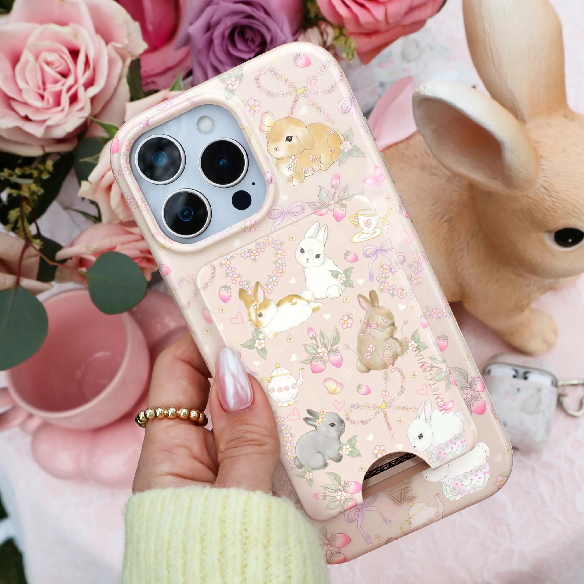 Bunnies & Bows MagSafe Wallet - Image 6