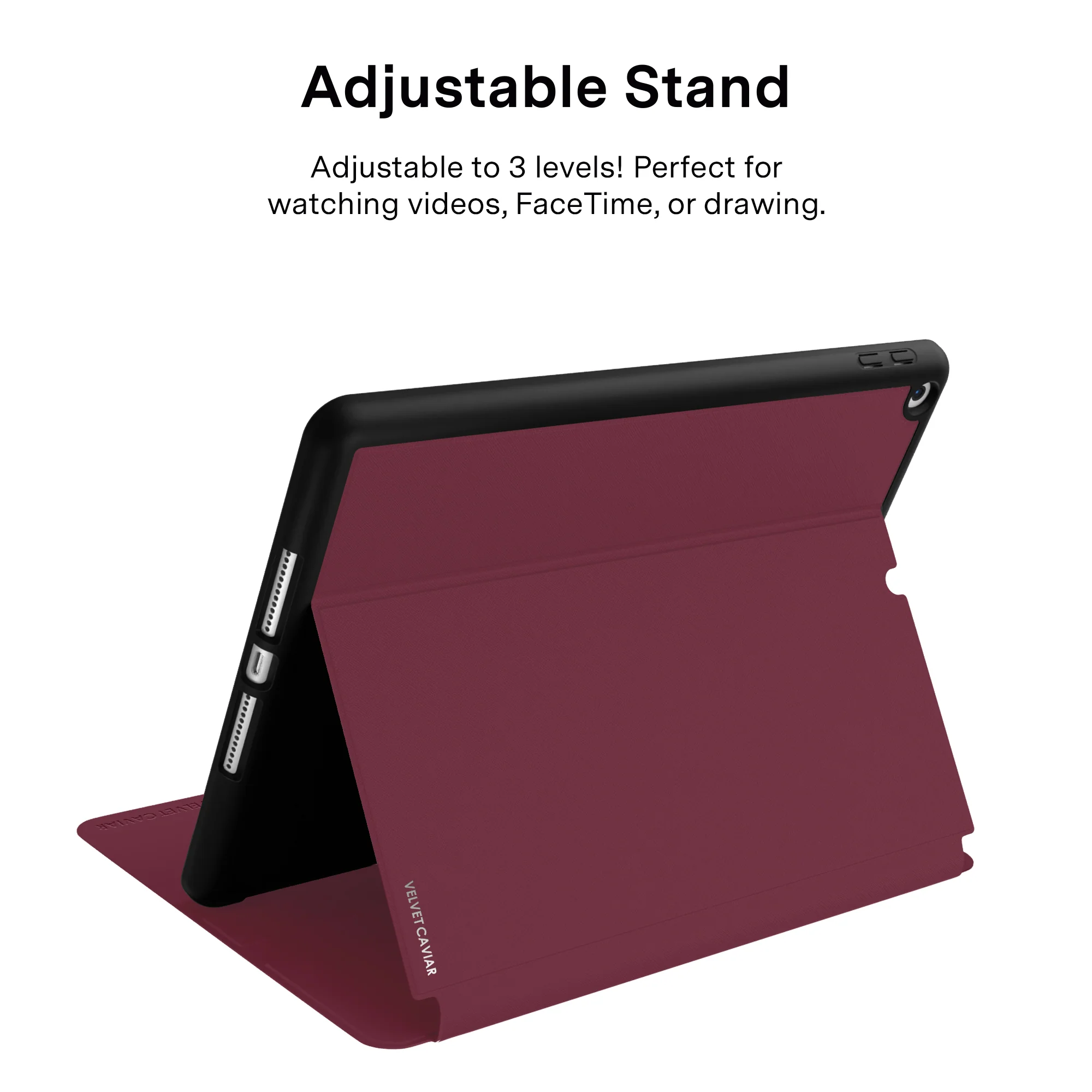 Burgundy 1990 iPad Case - Image 2