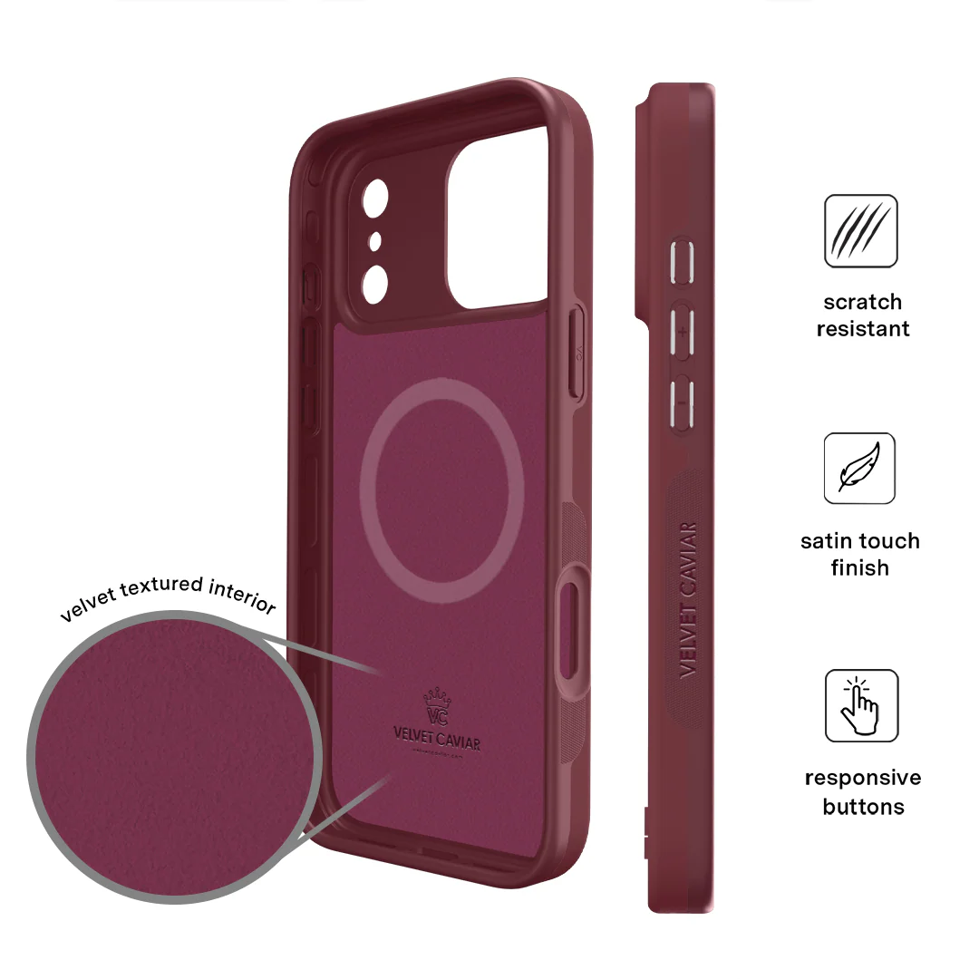 Burgundy 1990 iPhone Case - Image 119