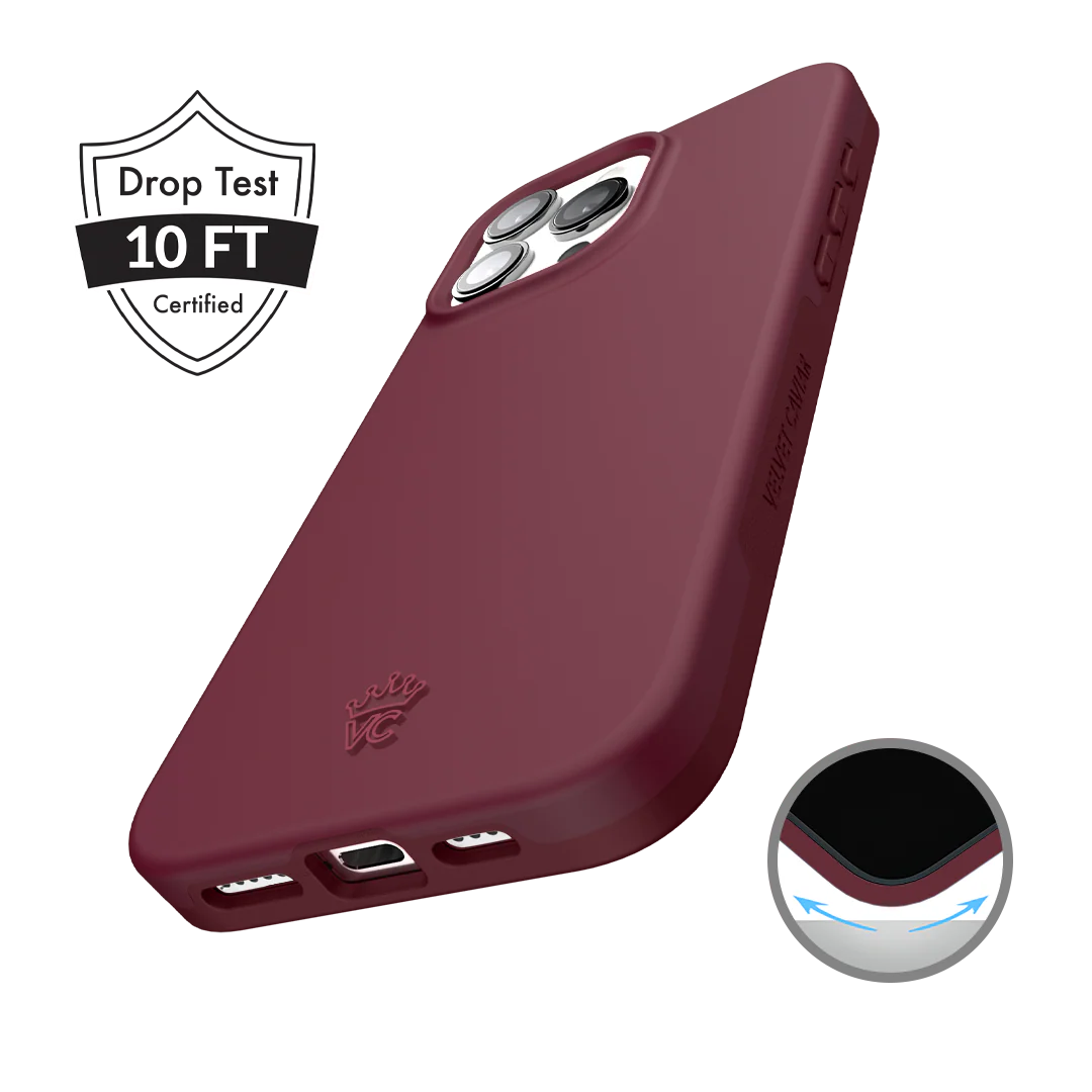 Burgundy 1990 iPhone Case - Image 4