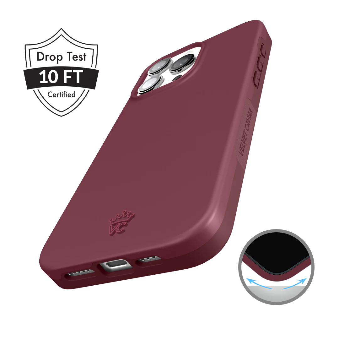 Burgundy 1990 iPhone Case - Image 40