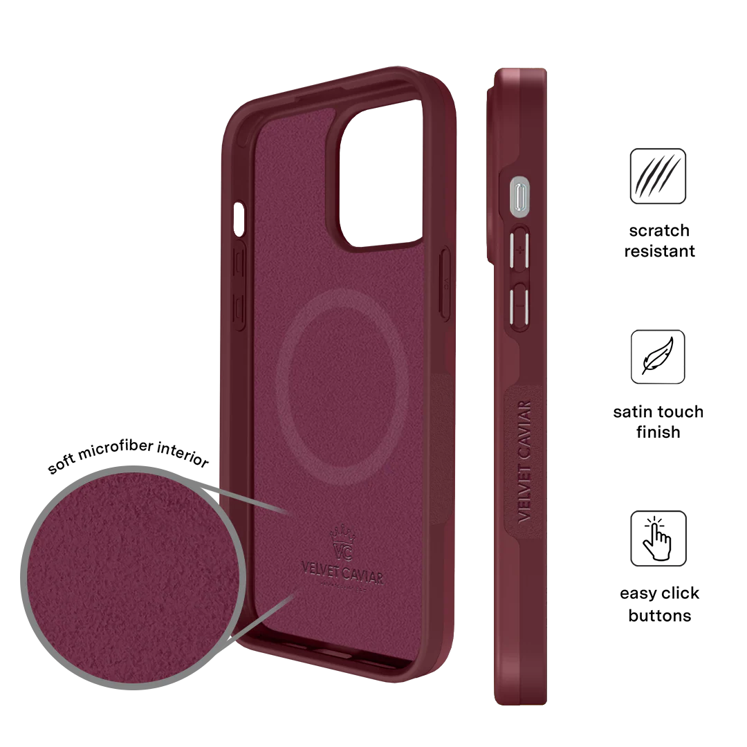 Burgundy 1990 iPhone Case - Image 65