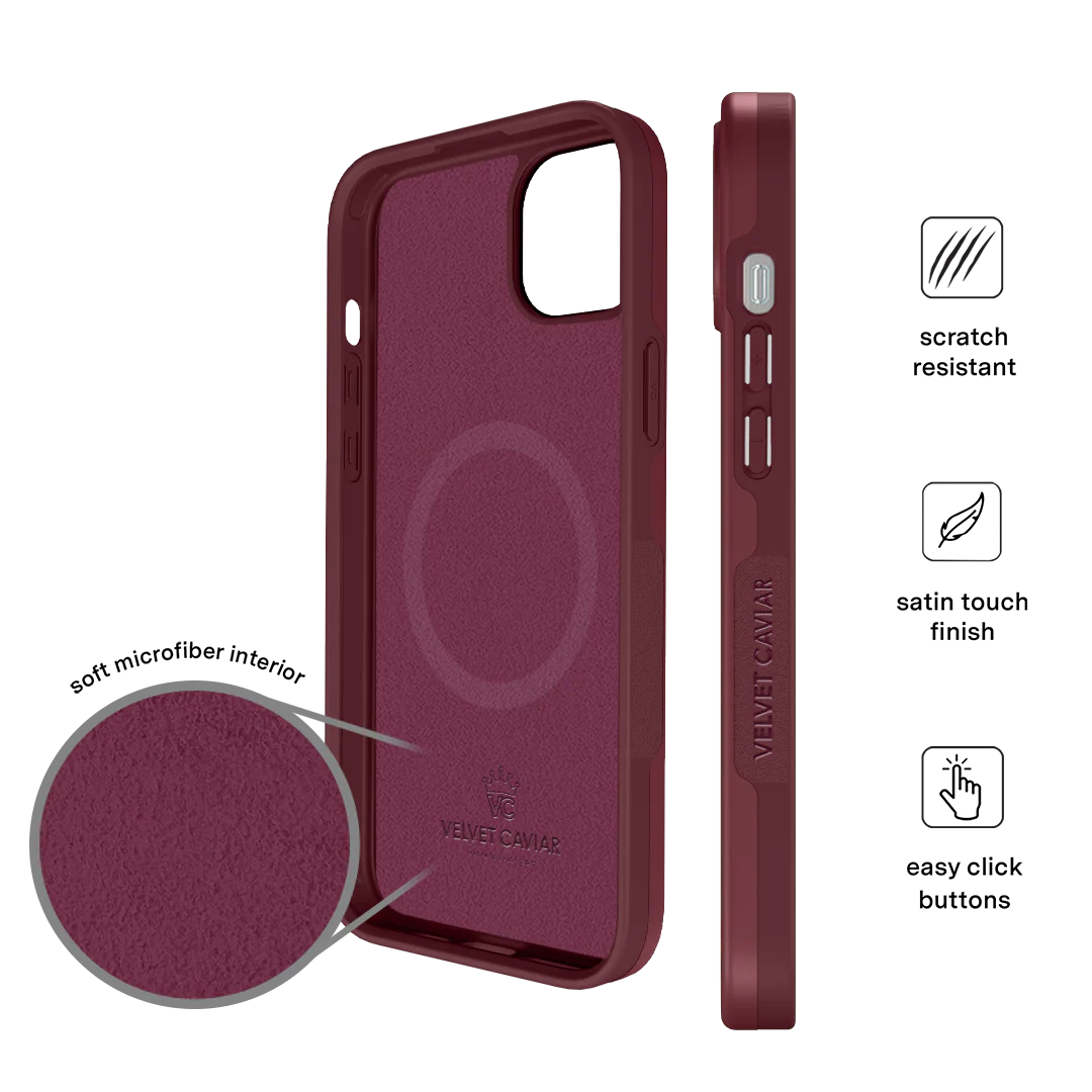 Burgundy 1990 iPhone Case - Image 77