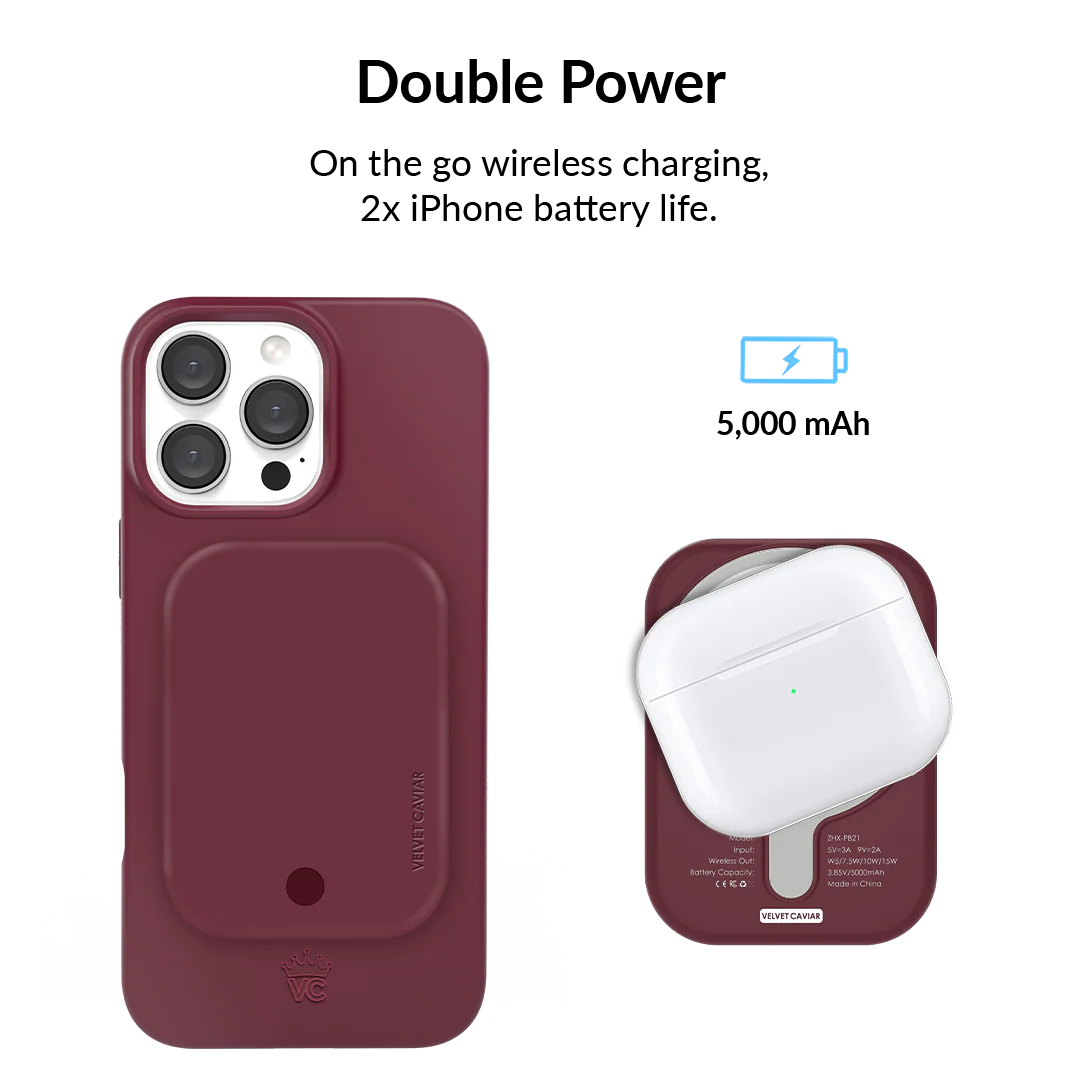 Burgundy 1990 MagSafe Battery Power Pack - Image 2