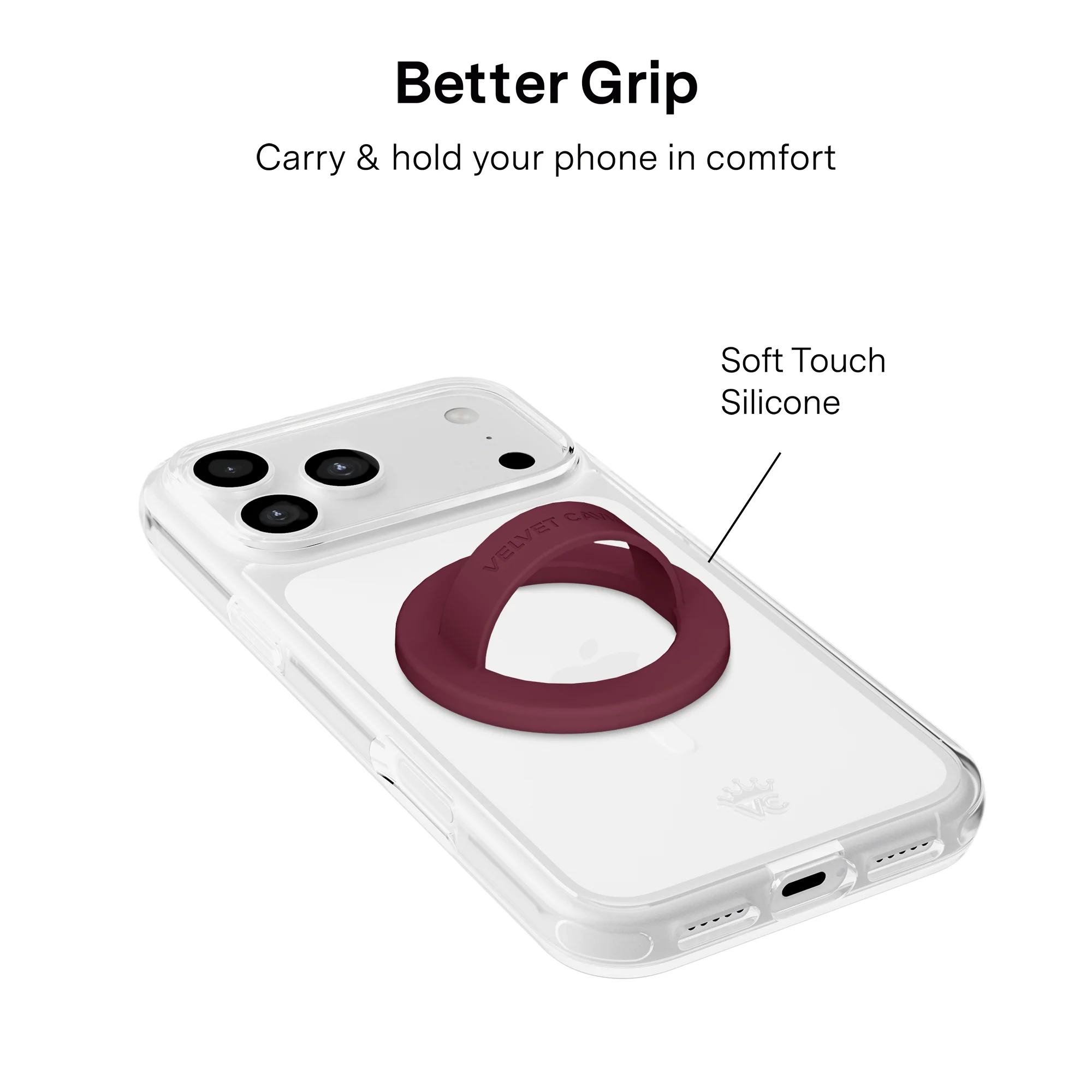Burgundy 1990 MagSafe Grip Loop - Image 5
