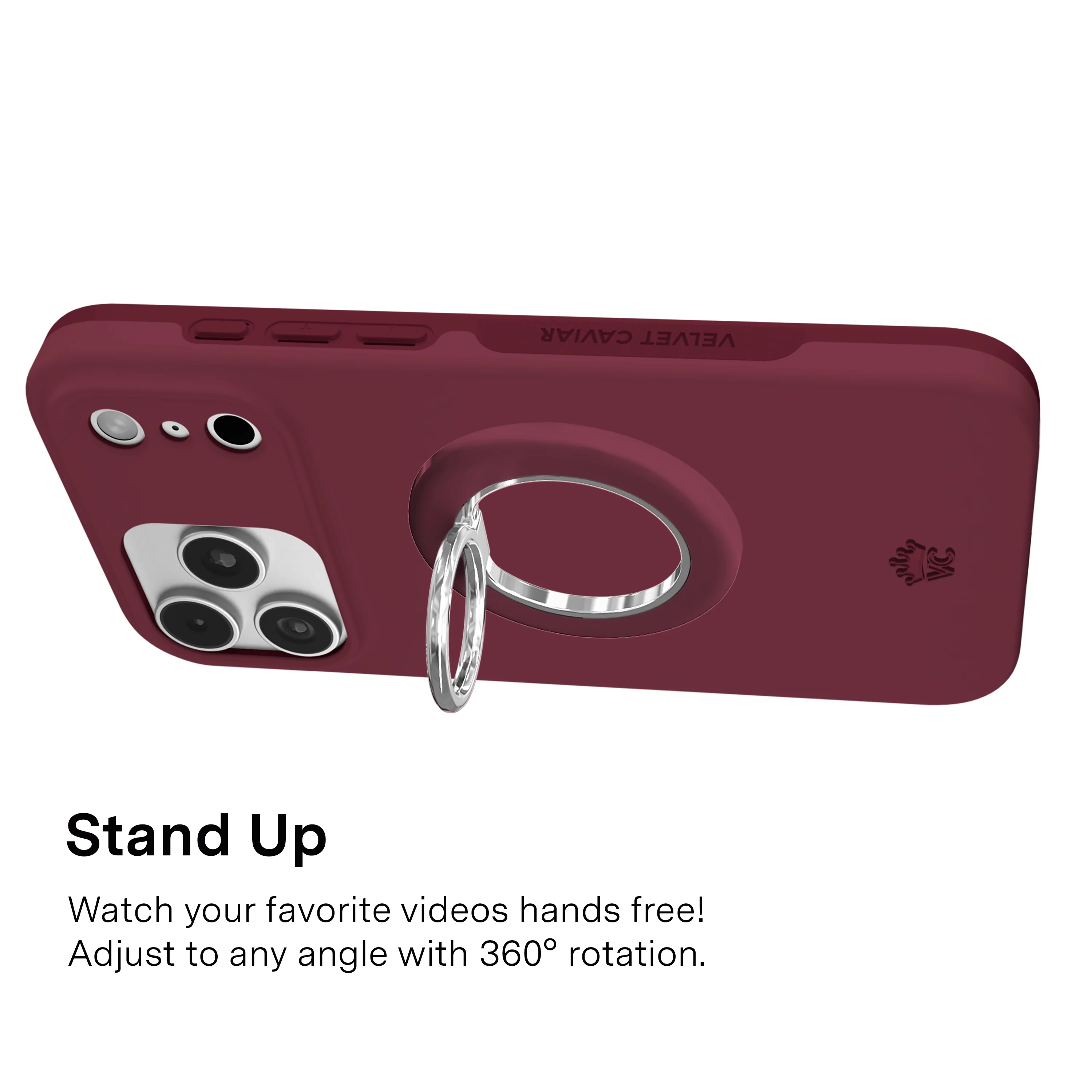 Burgundy 1990 MagSafe Grip Ring - Image 5