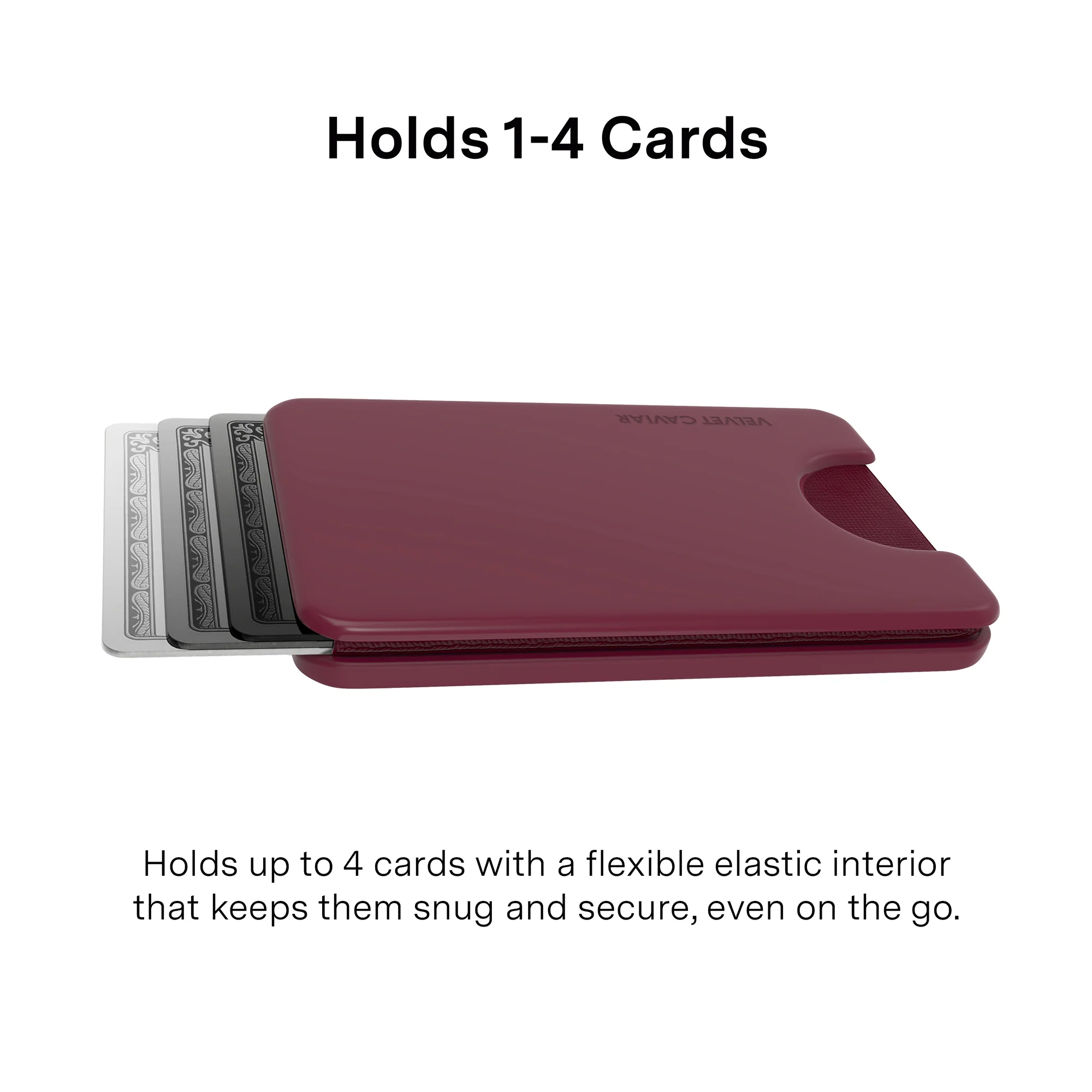 Burgundy 1990 MagSafe Wallet - Image 2