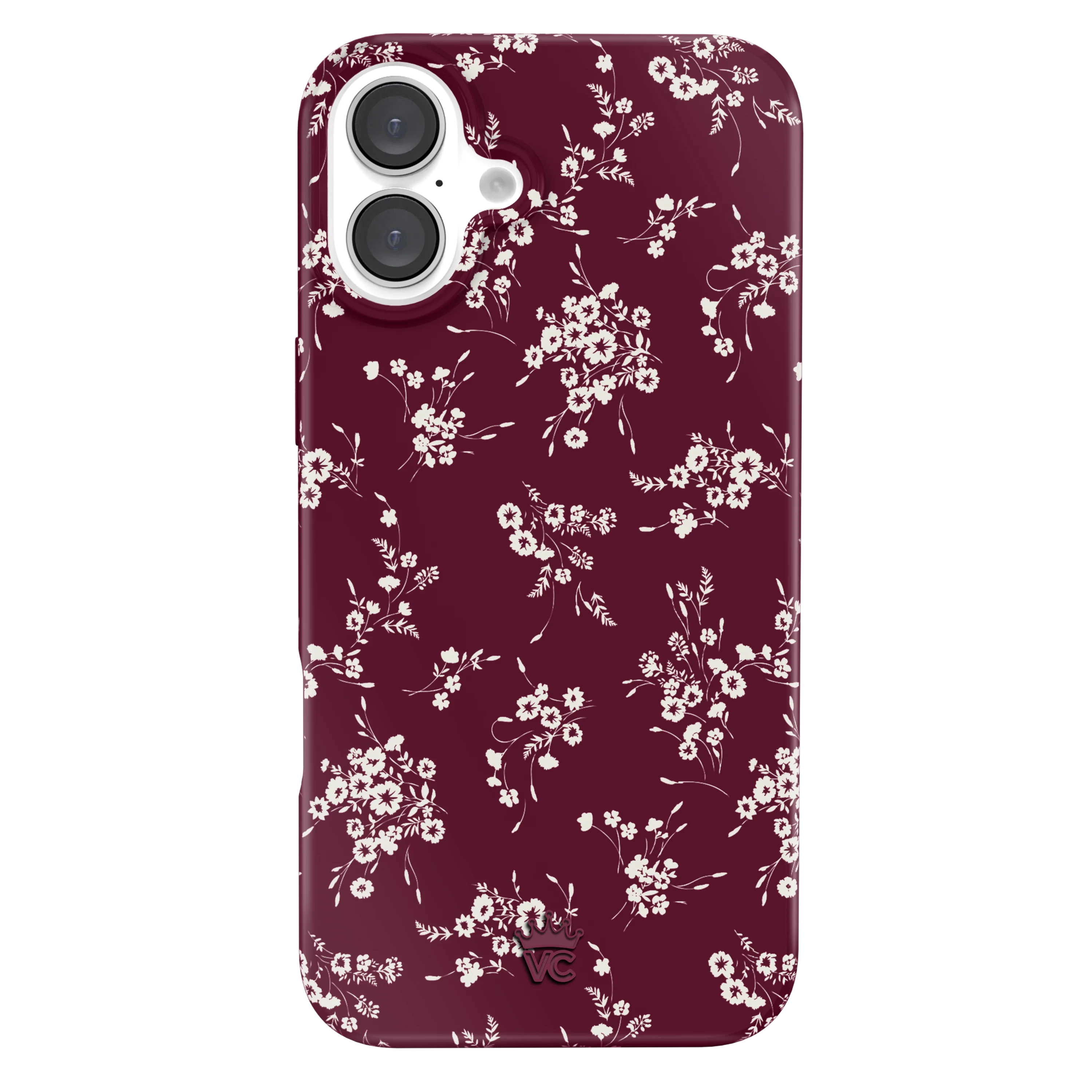 French Burgundy Floral iPhone Case - Image 13