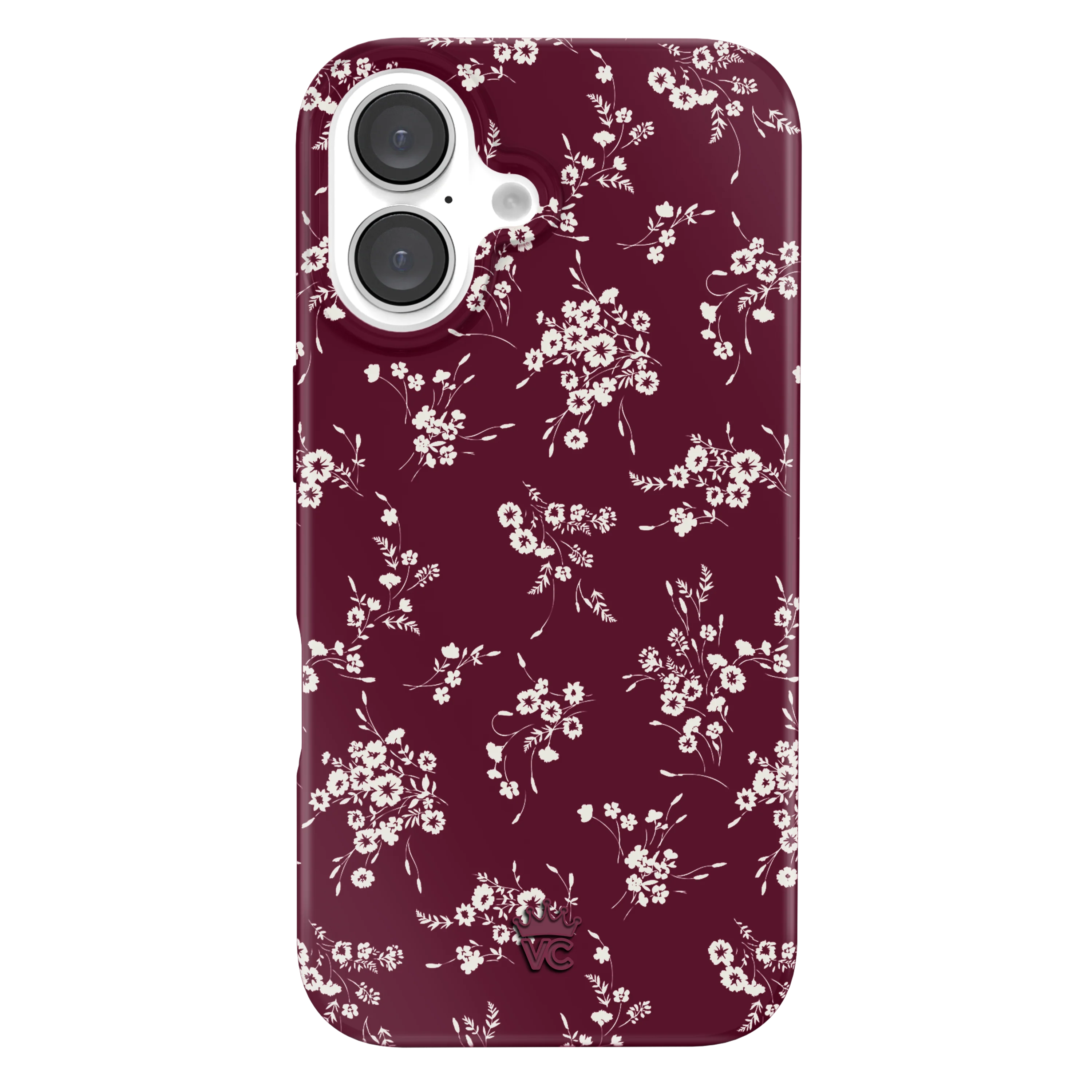 French Burgundy Floral iPhone Case - Image 19