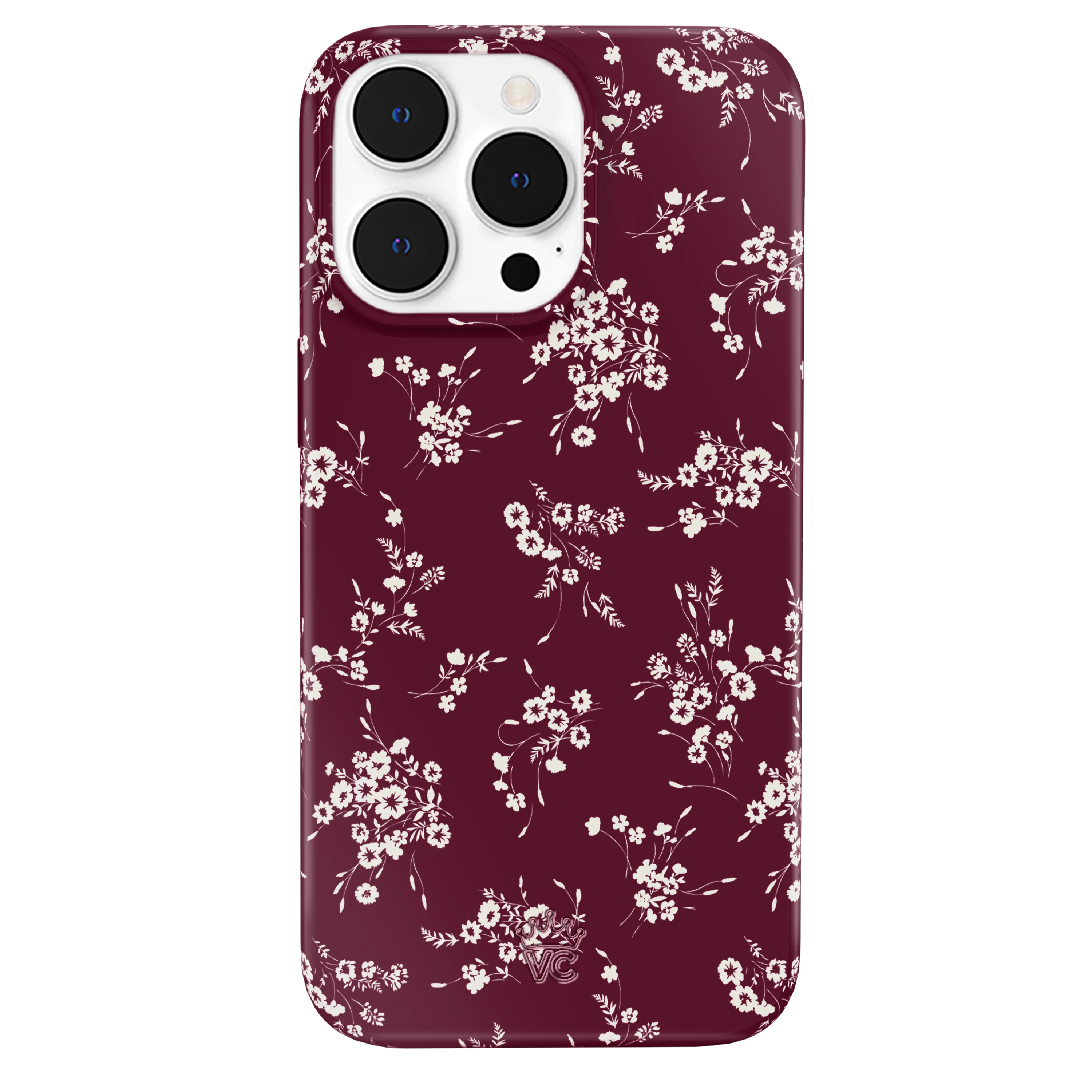 French Burgundy Floral iPhone Case - Image 55