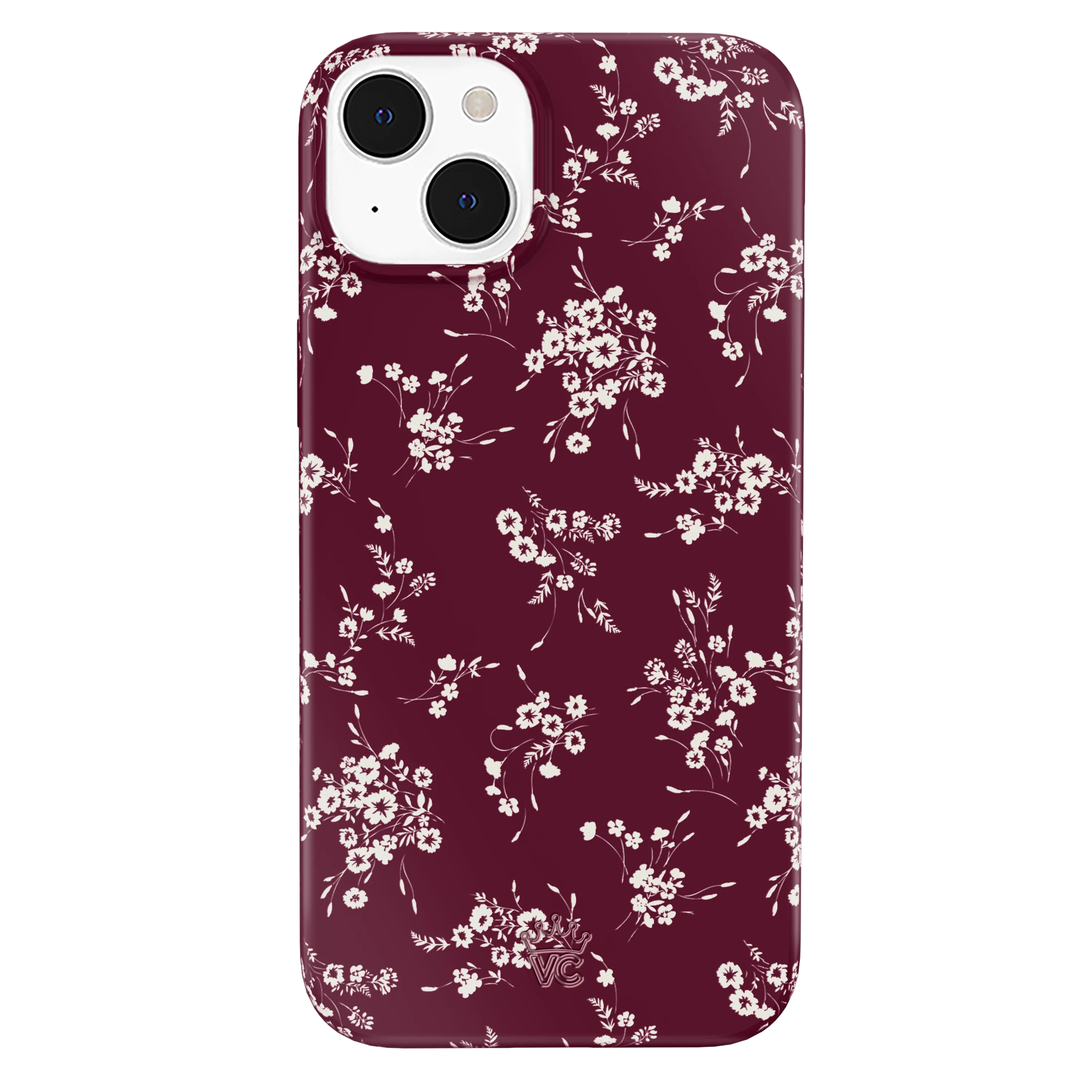 French Burgundy Floral iPhone Case - Image 61