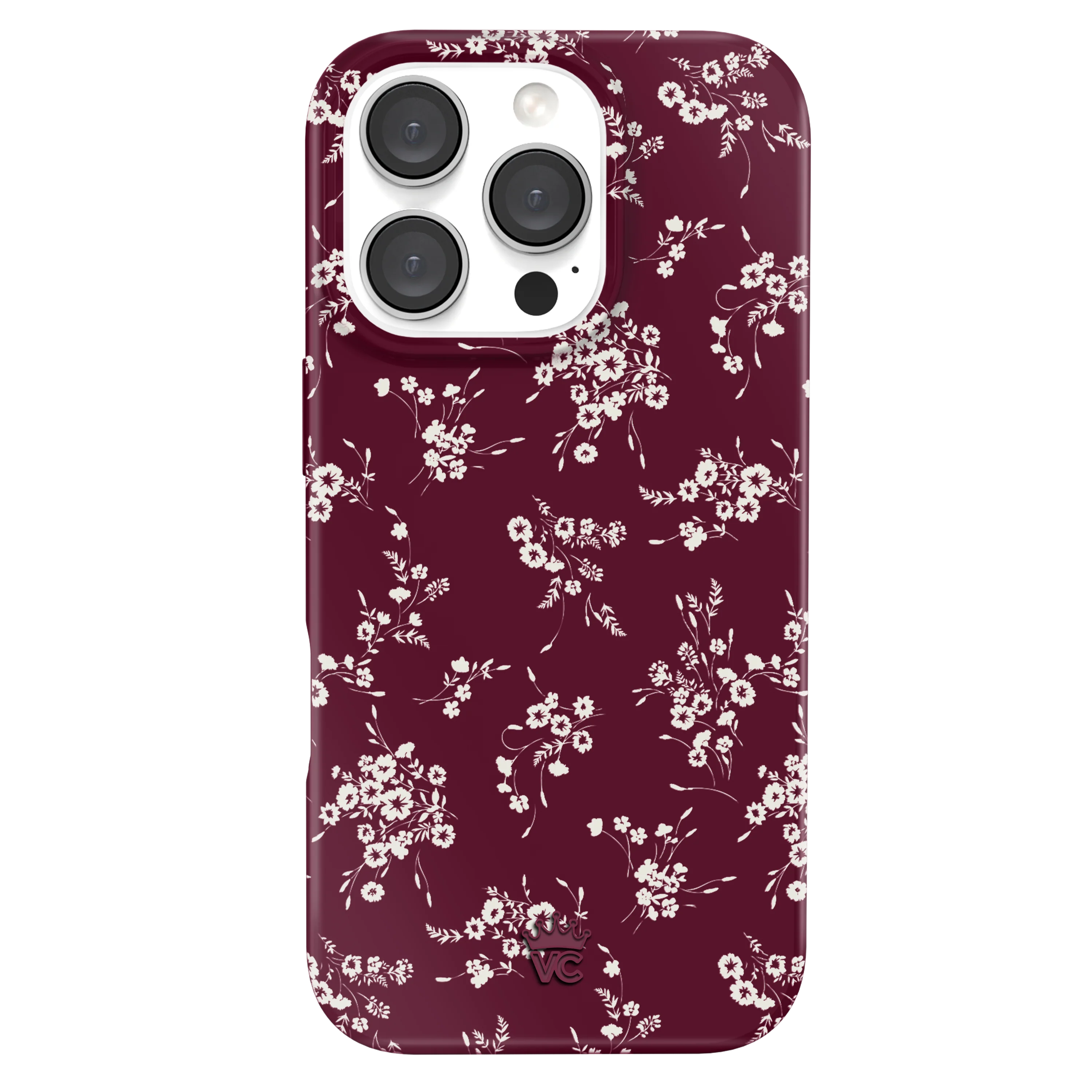 French Burgundy Floral iPhone Case - Image 7