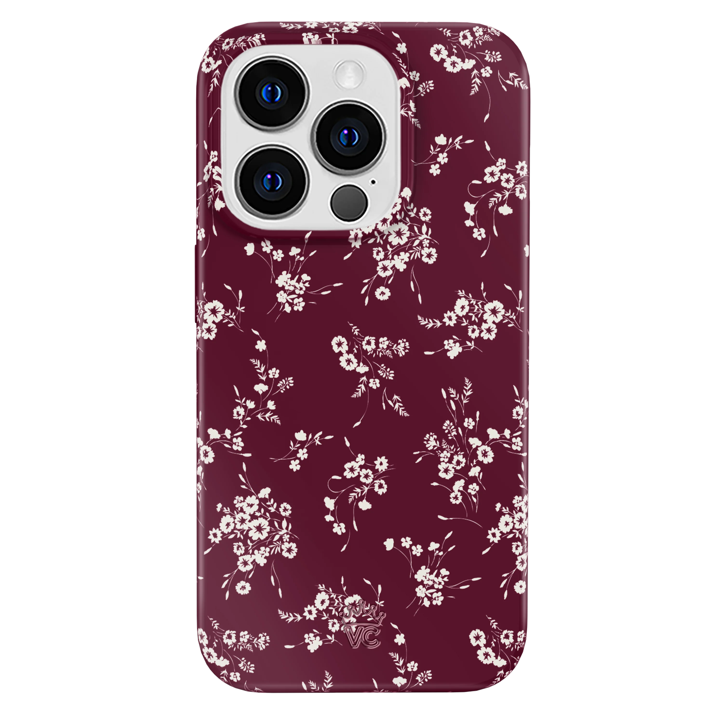 French Burgundy Floral iPhone Case - Image 73