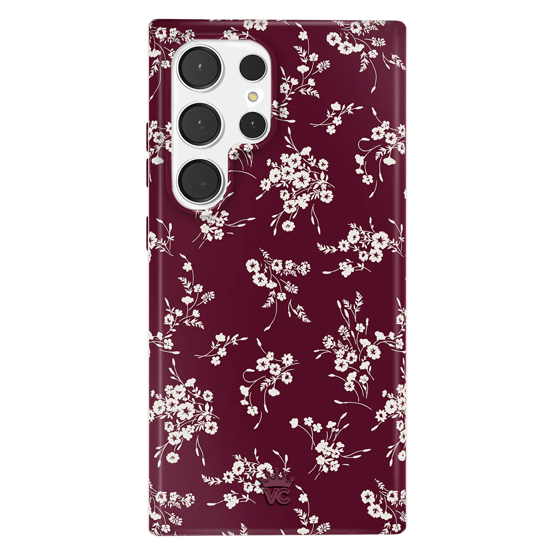 French Burgundy Floral Samsung Case - Image 14