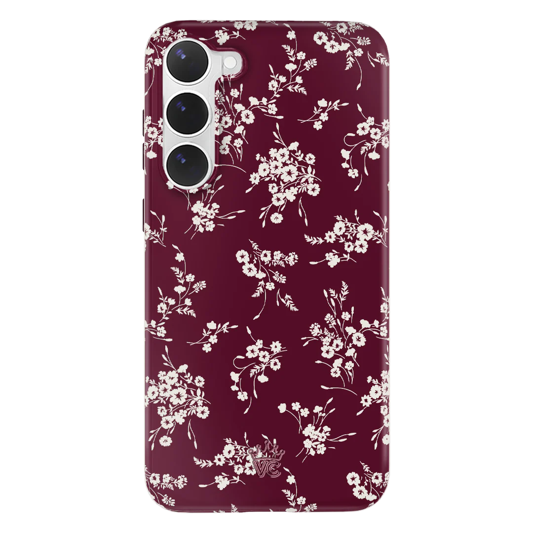 French Burgundy Floral Samsung Case - Image 20