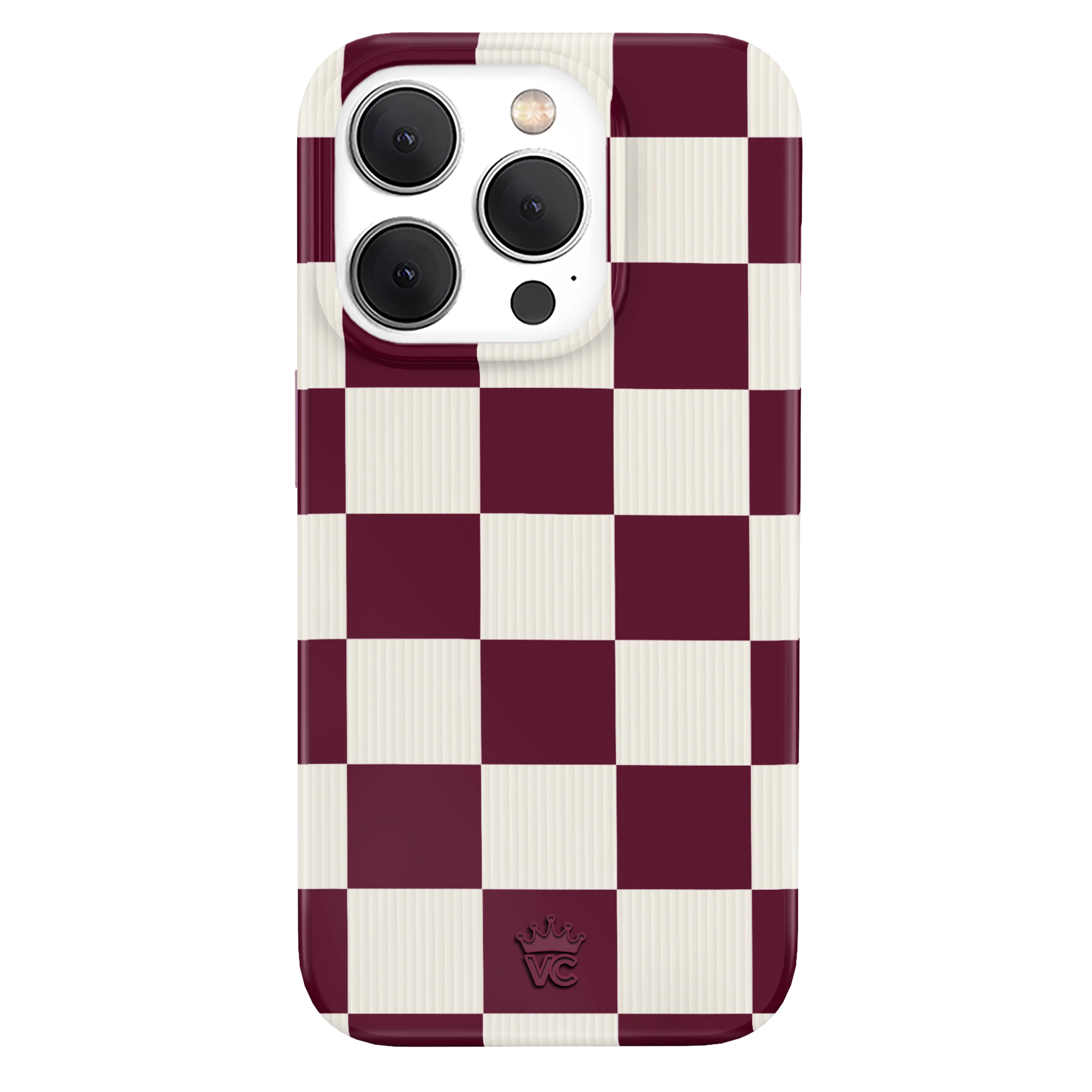 Burgundy Vibe Check iPhone Case - Image 25