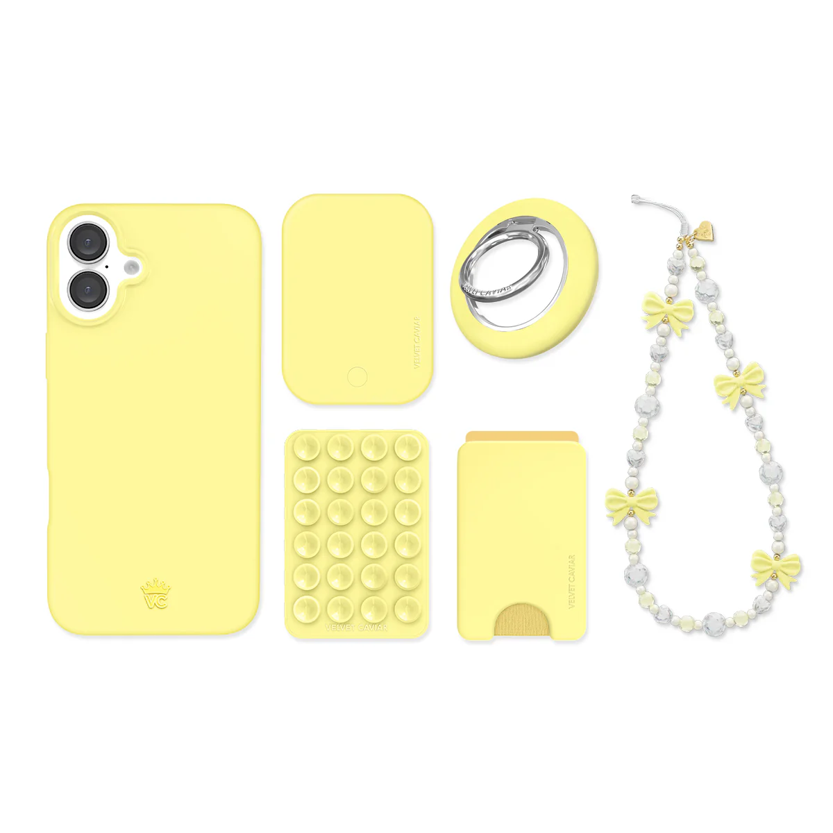 Butter Yellow iPhone Bundle Set - Image 13