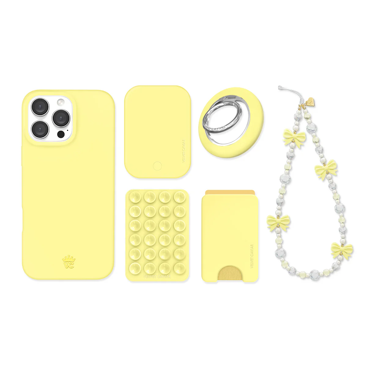 Butter Yellow iPhone Bundle Set - Image 14