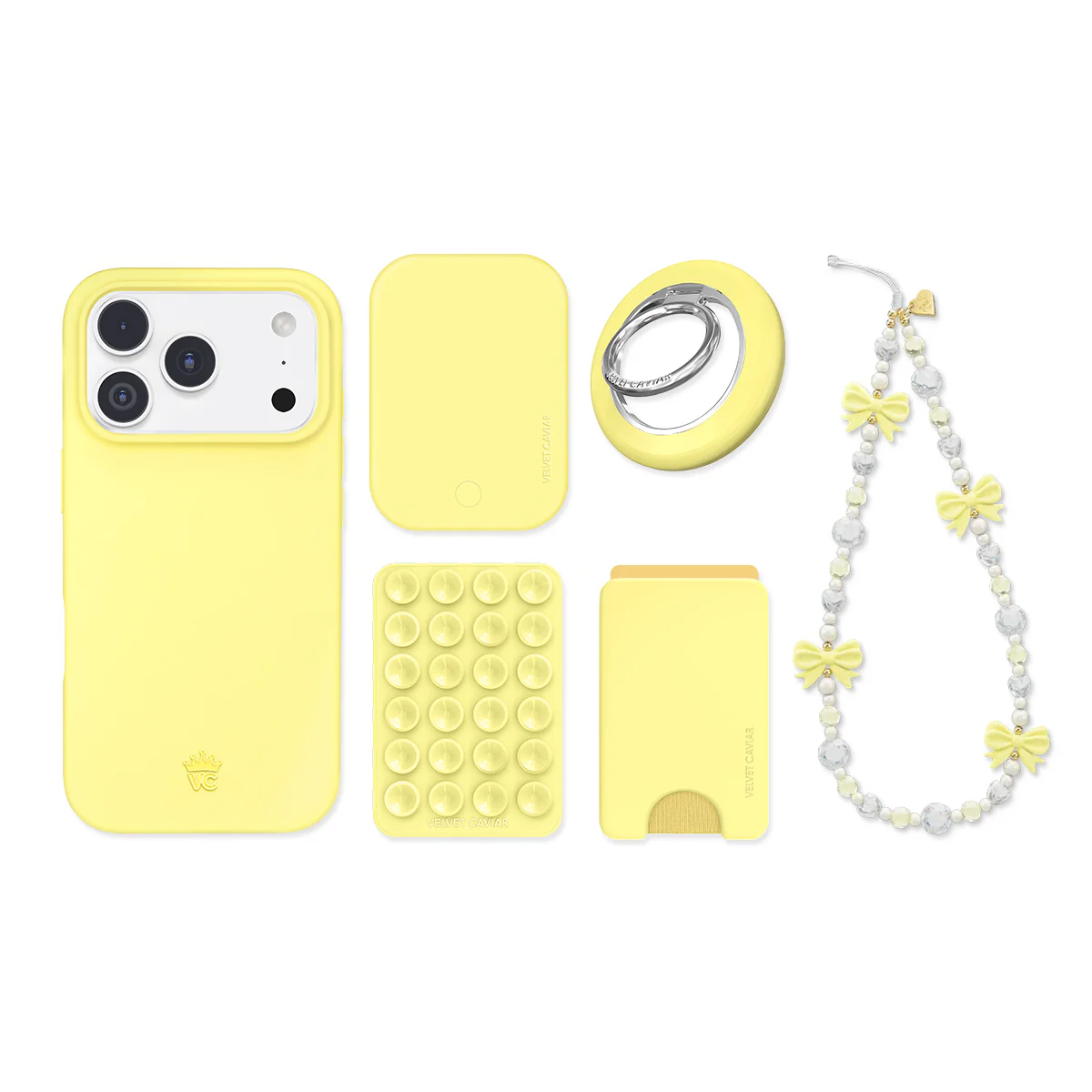 Butter Yellow iPhone Bundle Set - Image 19
