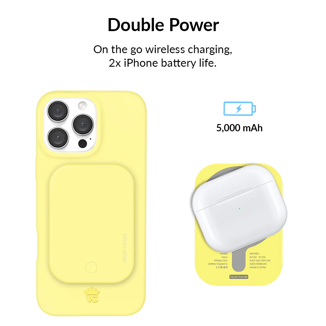 Butter Yellow MagSafe Battery Power Pack - Image 3