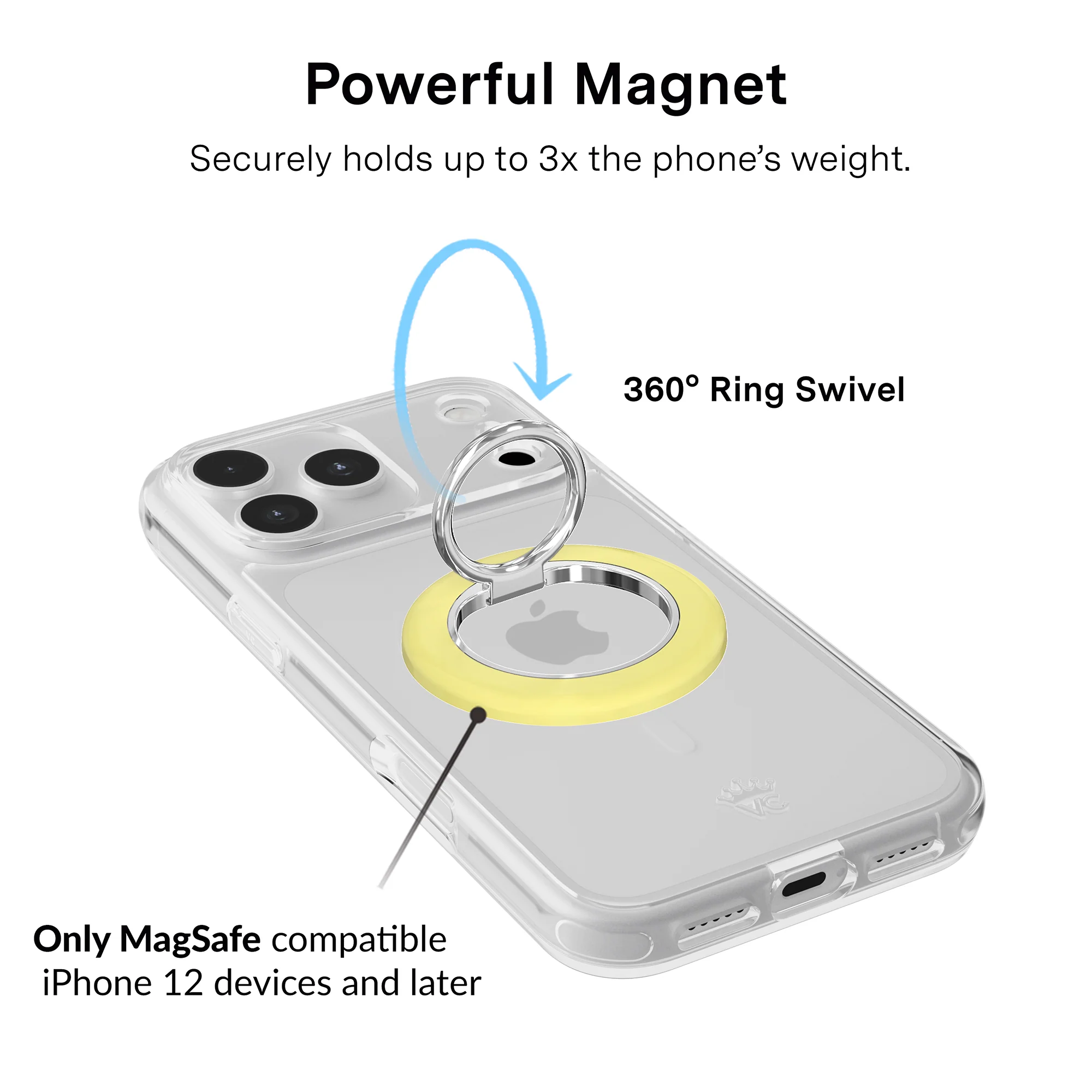 Butter Yellow MagSafe Grip Ring - Image 2