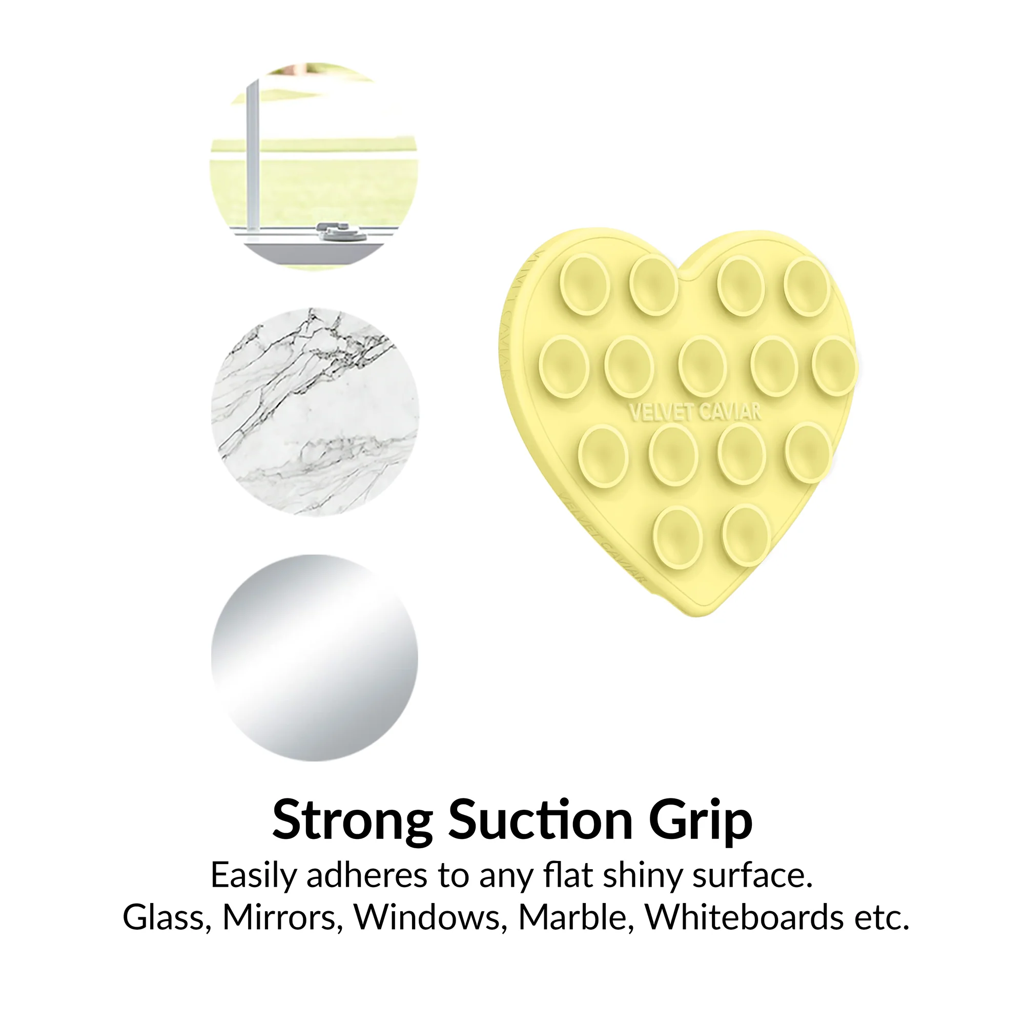 Butter Yellow Heart MagSafe MightyGrip - Image 7