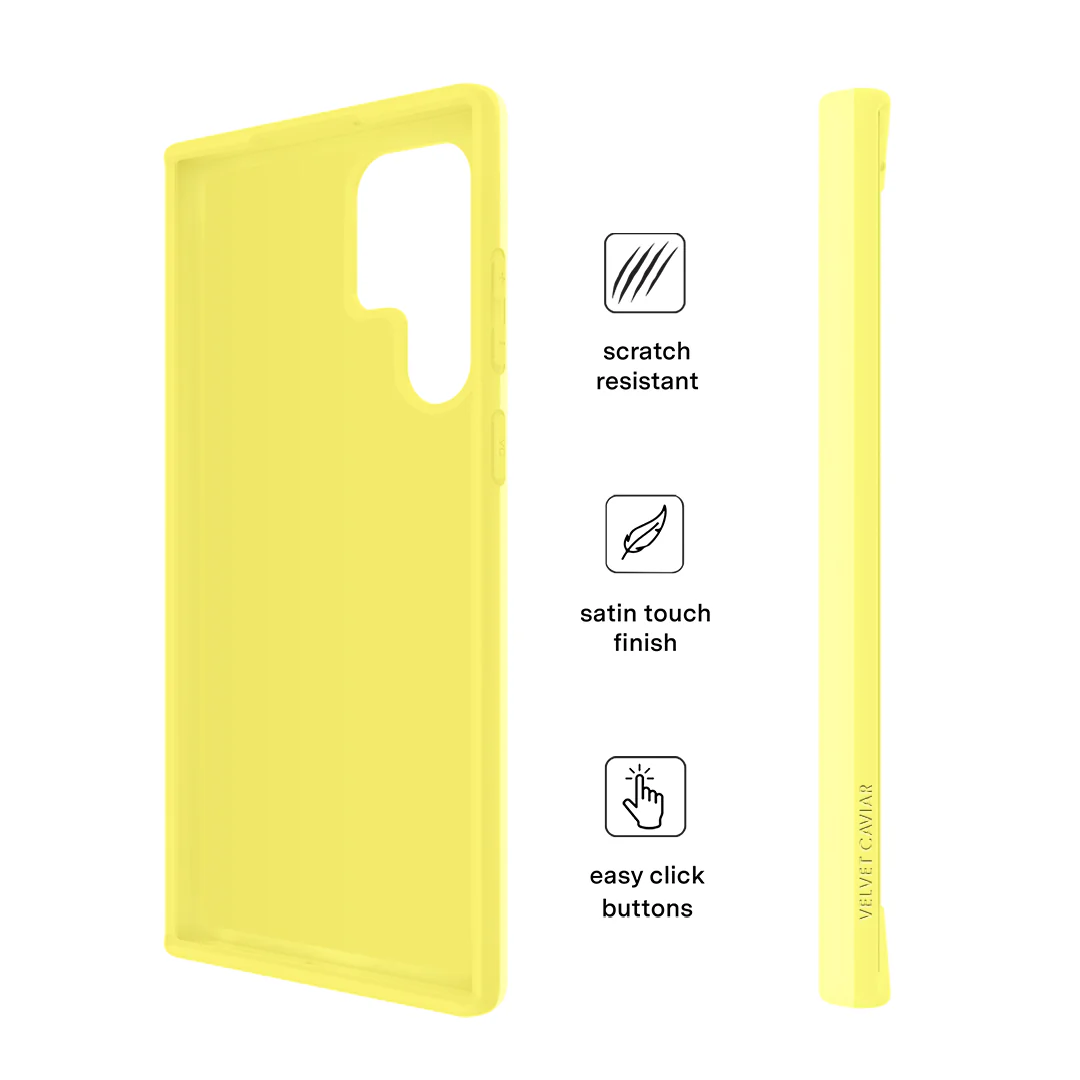 Butter Yellow Samsung Case - Image 45