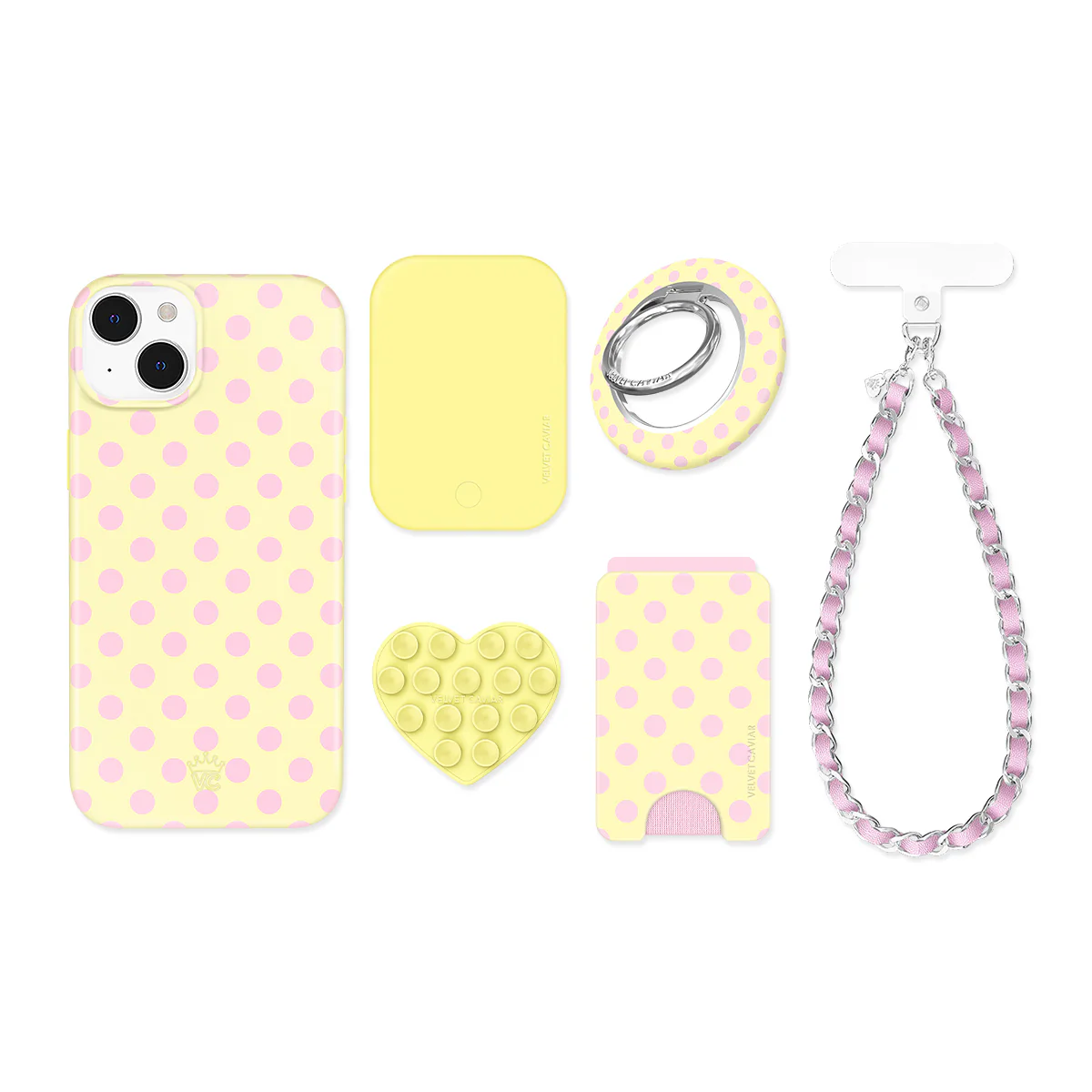 Buttercream Polka Dot iPhone Bundle Set - Image 22